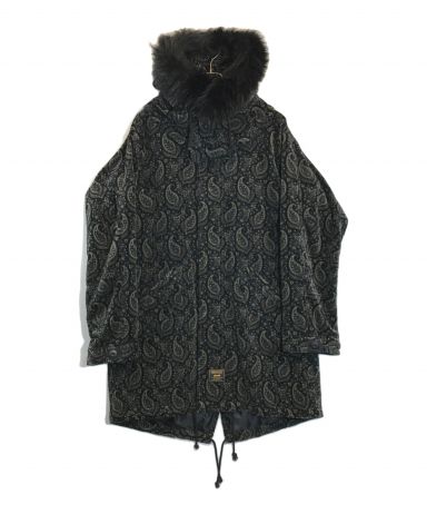 中古・古着通販】glamb (グラム) コーデュロイモッズコート ブラック