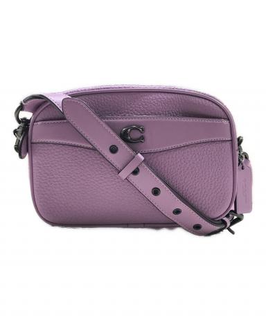 中古・古着通販】COACH (コーチ) カメラショルダーバッグ パープル