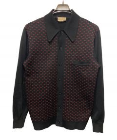 中古・古着通販】PRADA (プラダ) ハーフジップニット ネイビー サイズ