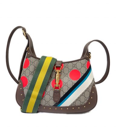 中古・古着通販】GUCCI (グッチ) ジャッキー1961 ベージュ×レッド