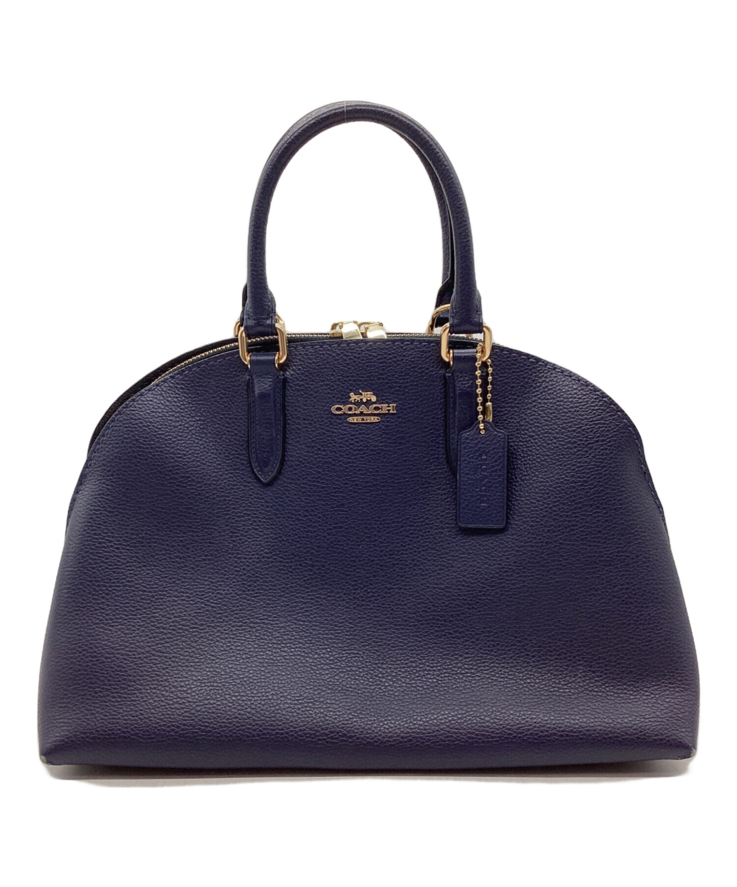 中古・古着通販】COACH (コーチ) ハンドバッグ ネイビー｜ブランド