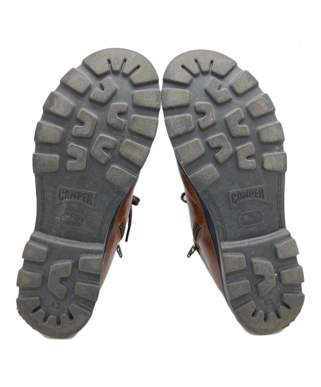 中古・古着通販】CAMPER (カンペール) サイドジップブーツ ブラウン