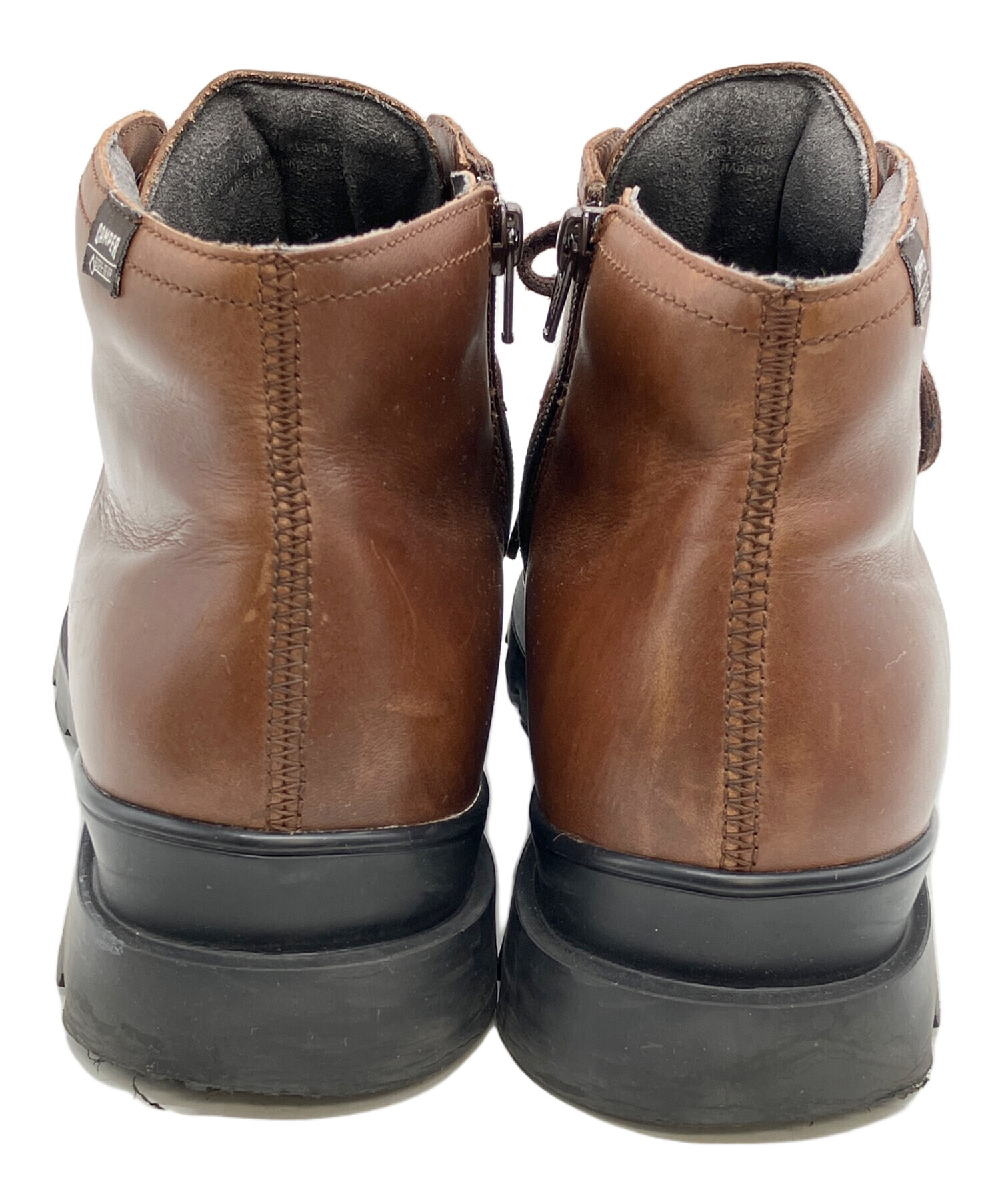 中古・古着通販】CAMPER (カンペール) サイドジップブーツ ブラウン