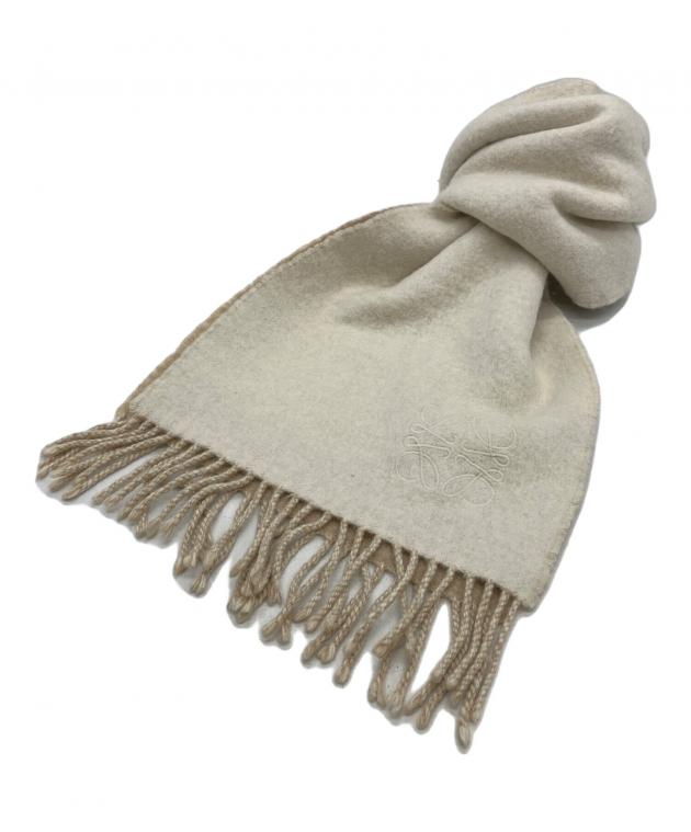 中古・古着通販】LOEWE (ロエベ) マフラー ベージュ｜ブランド・古着