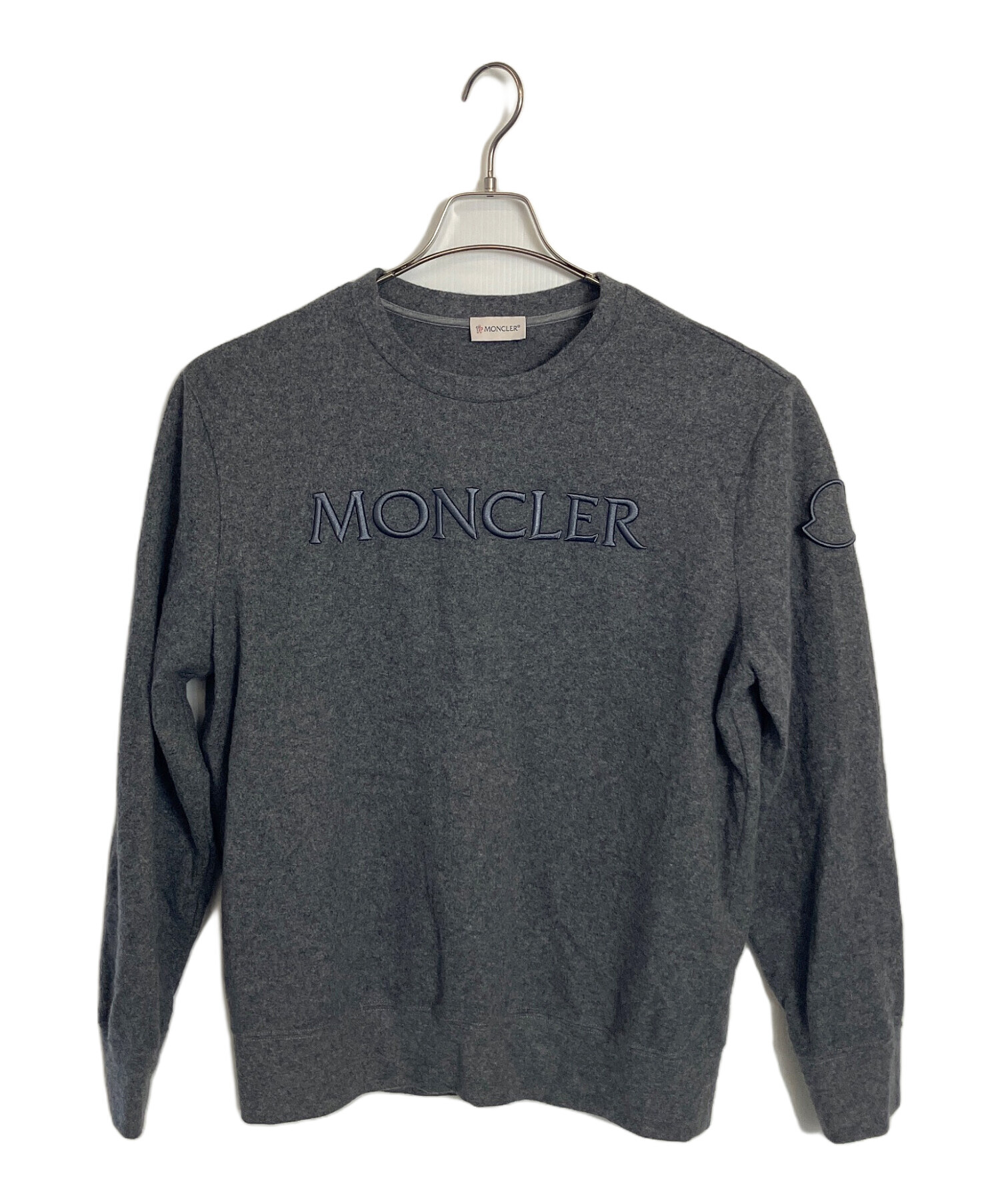 中古・古着通販】MONCLER (モンクレール) スウェット グレー サイズ:M