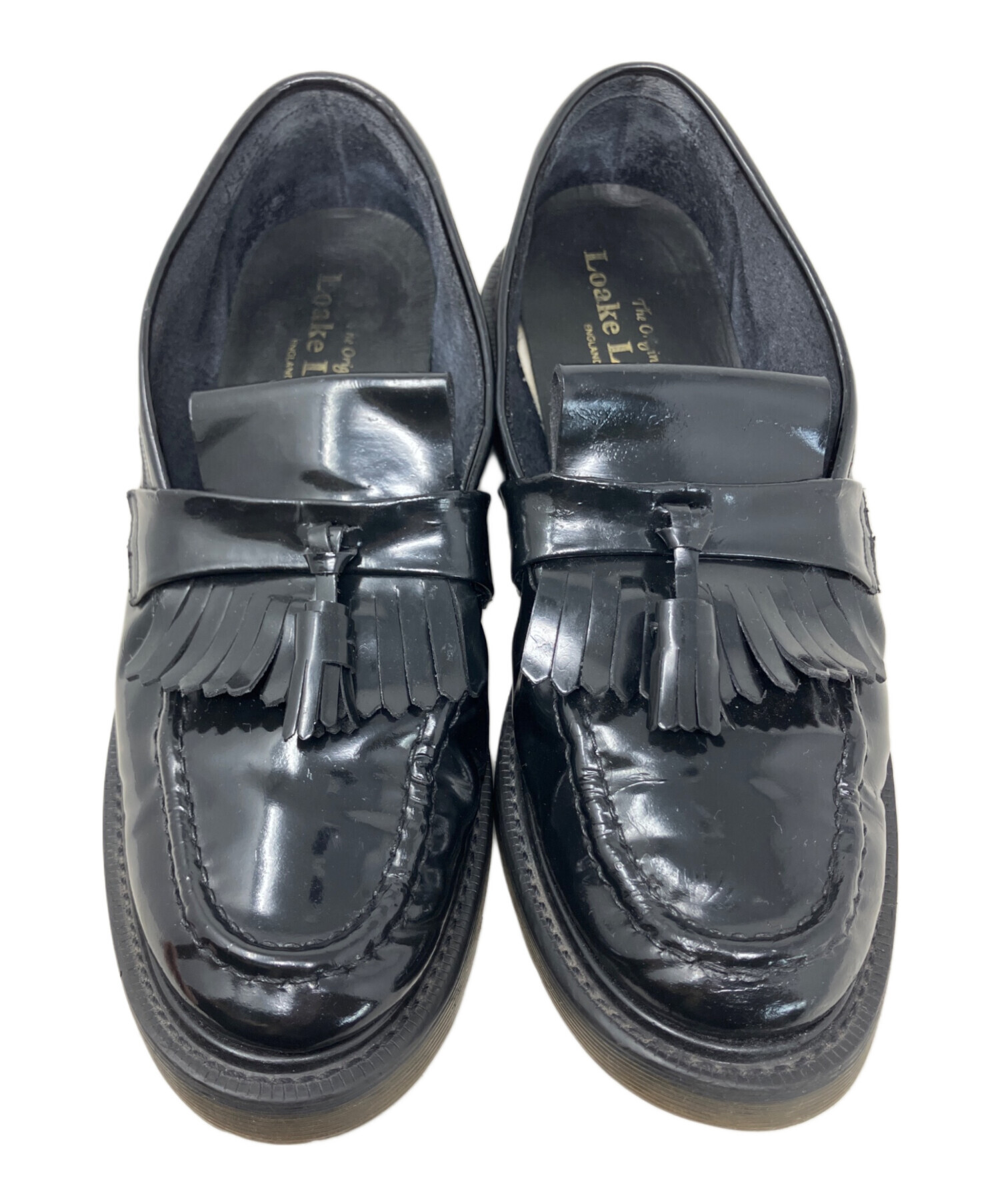 中古・古着通販】LOAKE (ローク) LOAKE タッセルローファー ブラック
