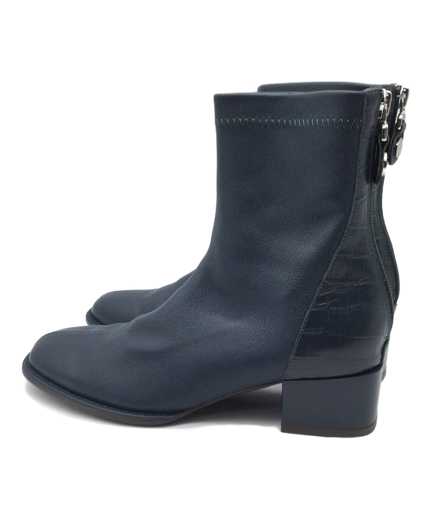 中古・古着通販】卑弥呼 (ヒミコ) 型押しコンビストレッチブーツ