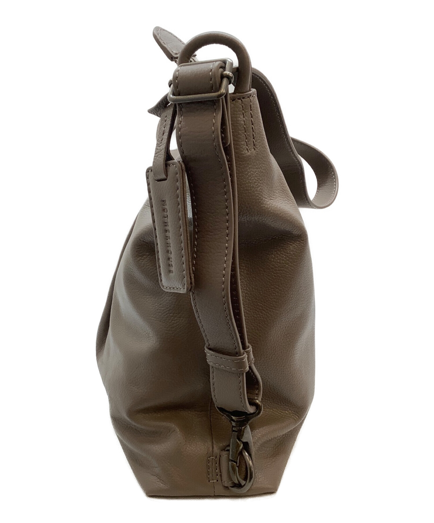 中古・古着通販】MOTHERHOUSE (マザーハウス) レザーショルダーバッグ
