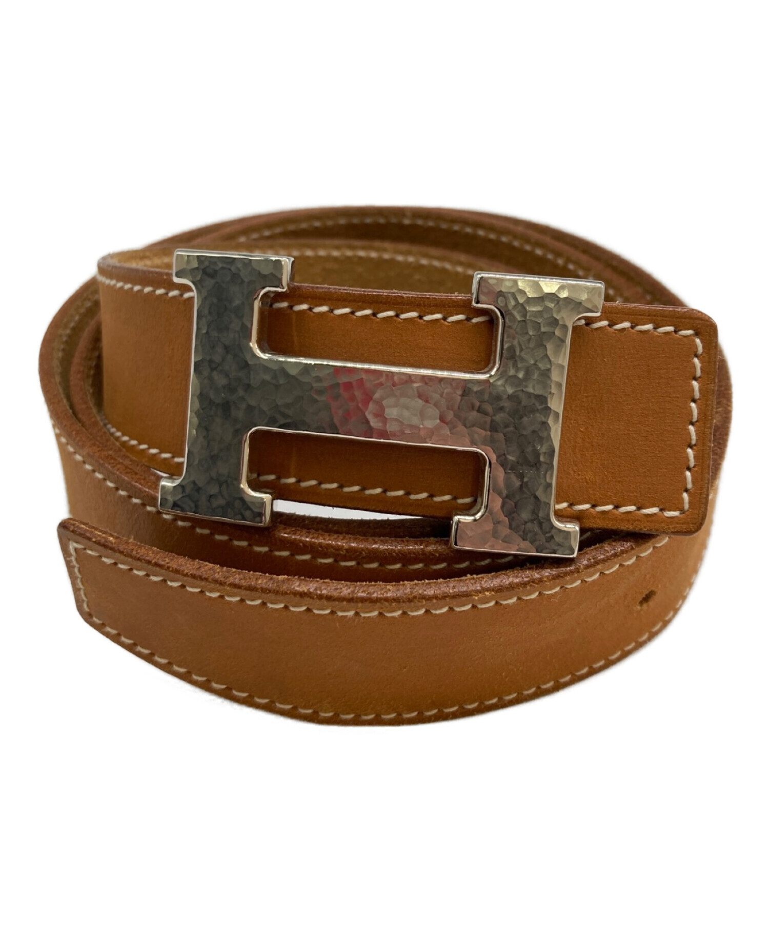 中古・古着通販】HERMES (エルメス) レザーベルト ナチュラル