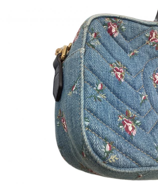 中古・古着通販】GUCCI (グッチ) GGマーモント デニム チェーン