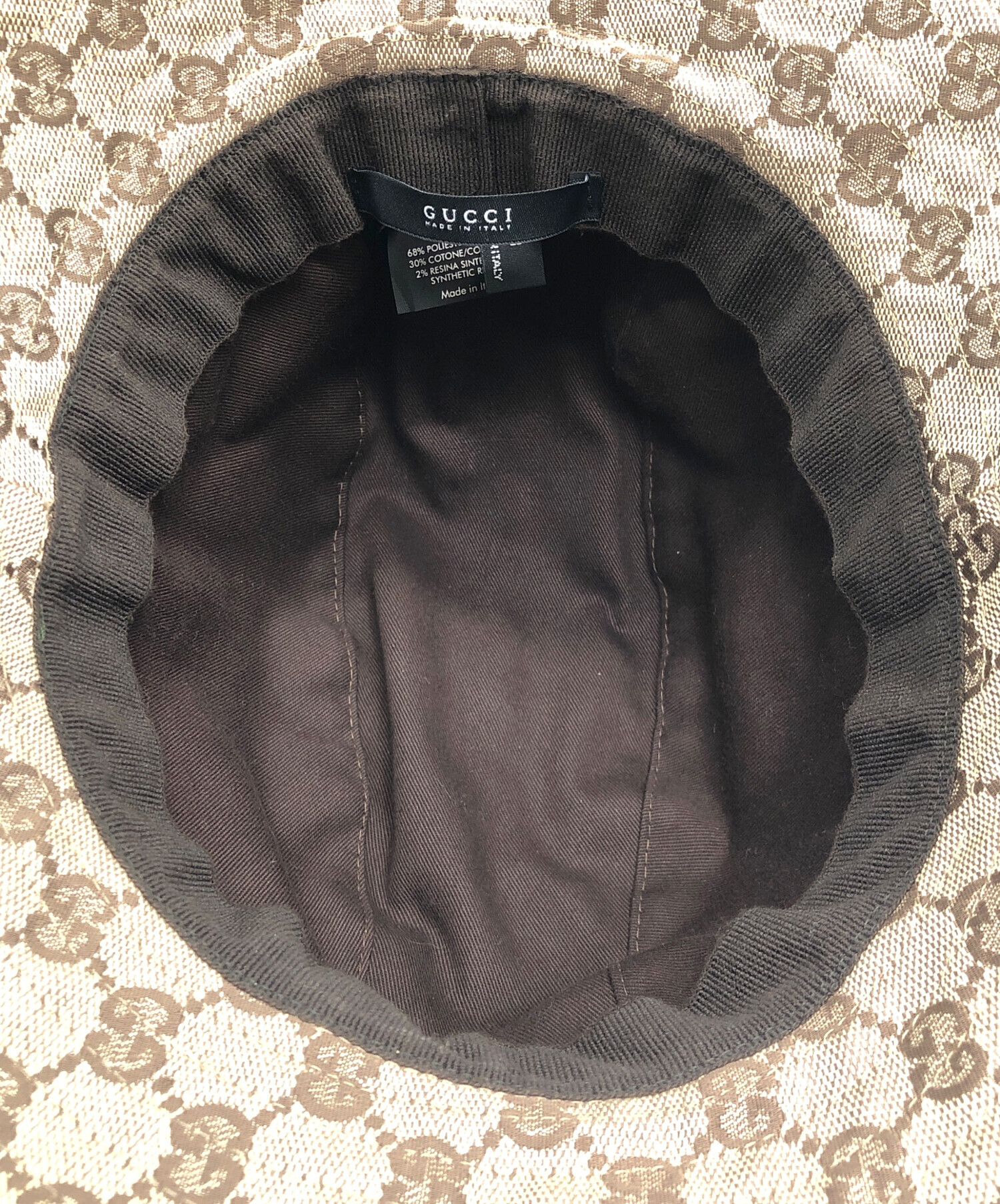 中古・古着通販】GUCCI (グッチ) GGキャンバス バケットハット