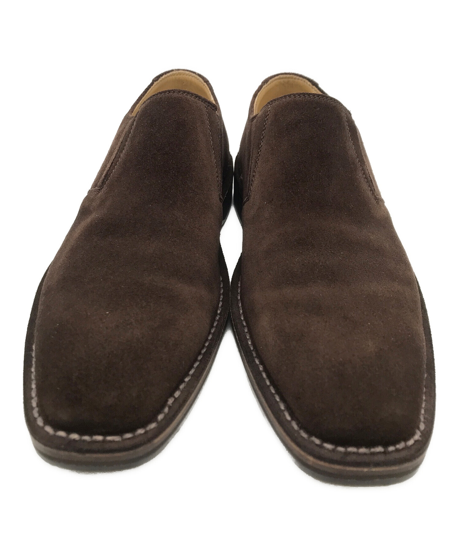 中古・古着通販】BURBERRY (バーバリー) スウェードシューズ ブラウン