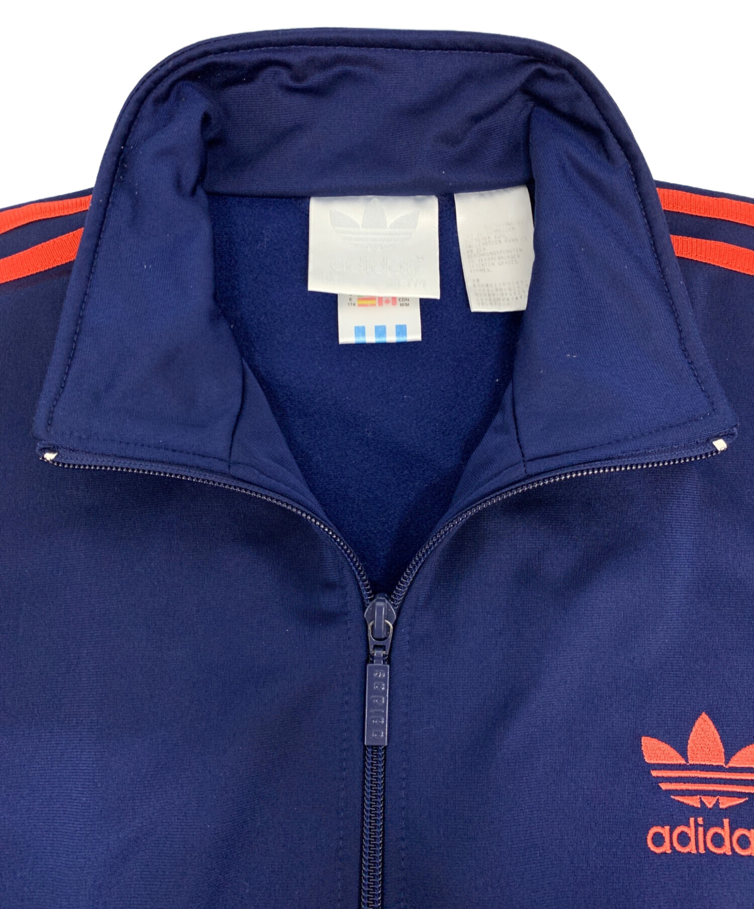 中古・古着通販】adidas (アディダス) トラックジャケット ネイビー