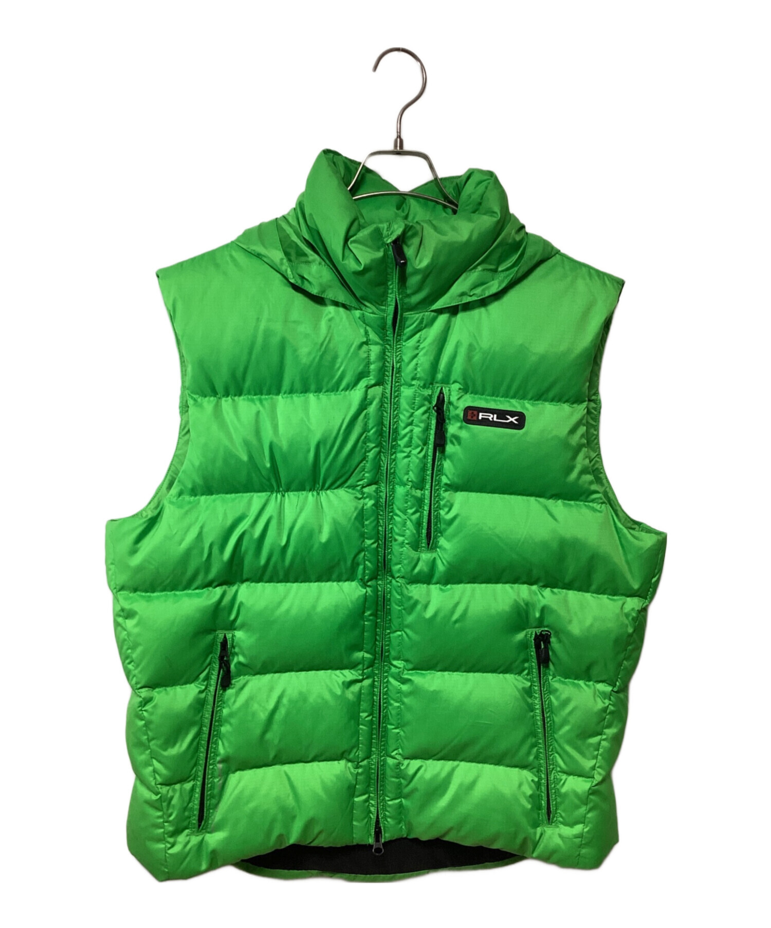 中古・古着通販】RALPH LAUREN (ラルフローレン) ダウンベスト 黄緑