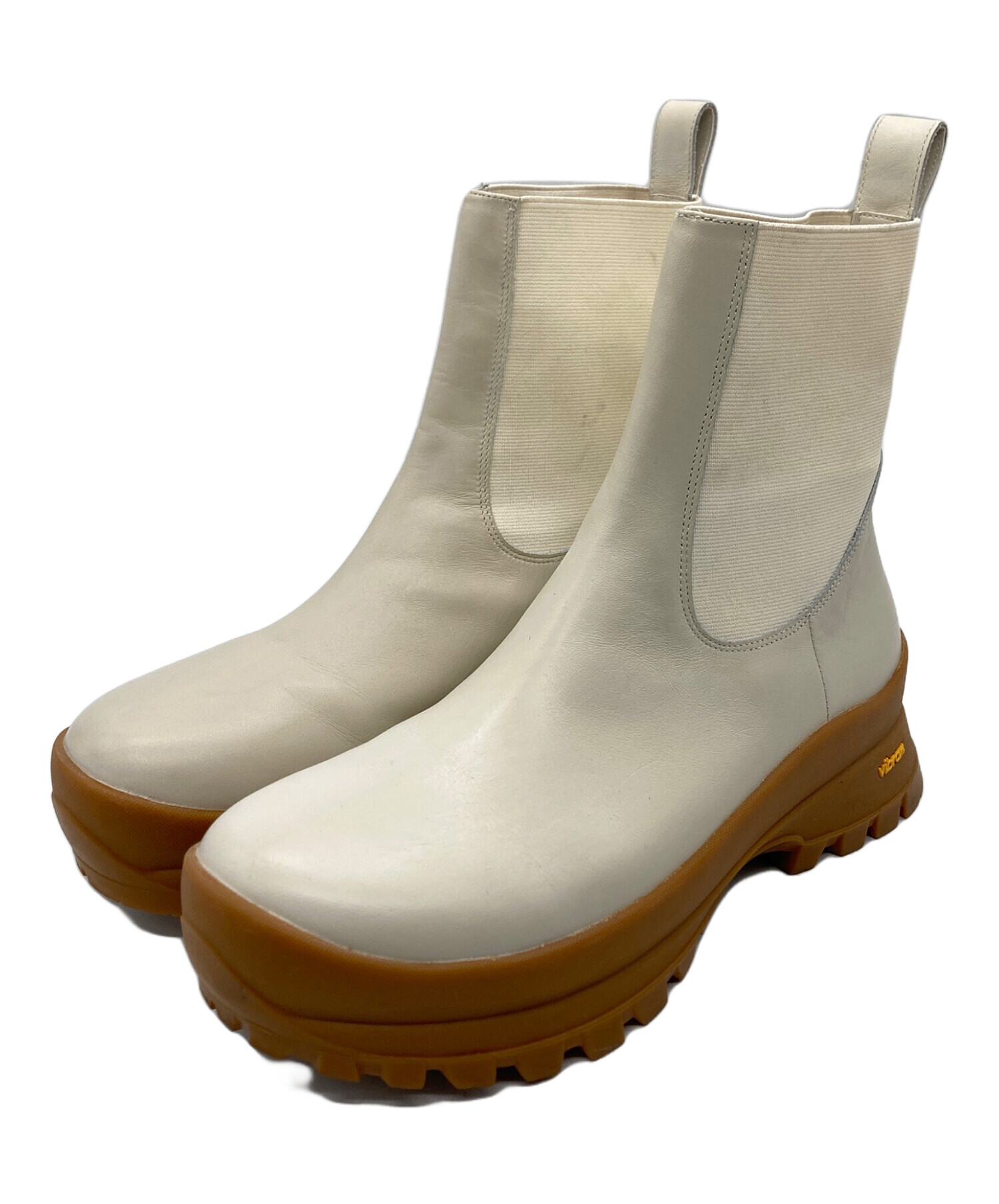 中古・古着通販】nouer (ヌエール) サイドゴアショートブーツ