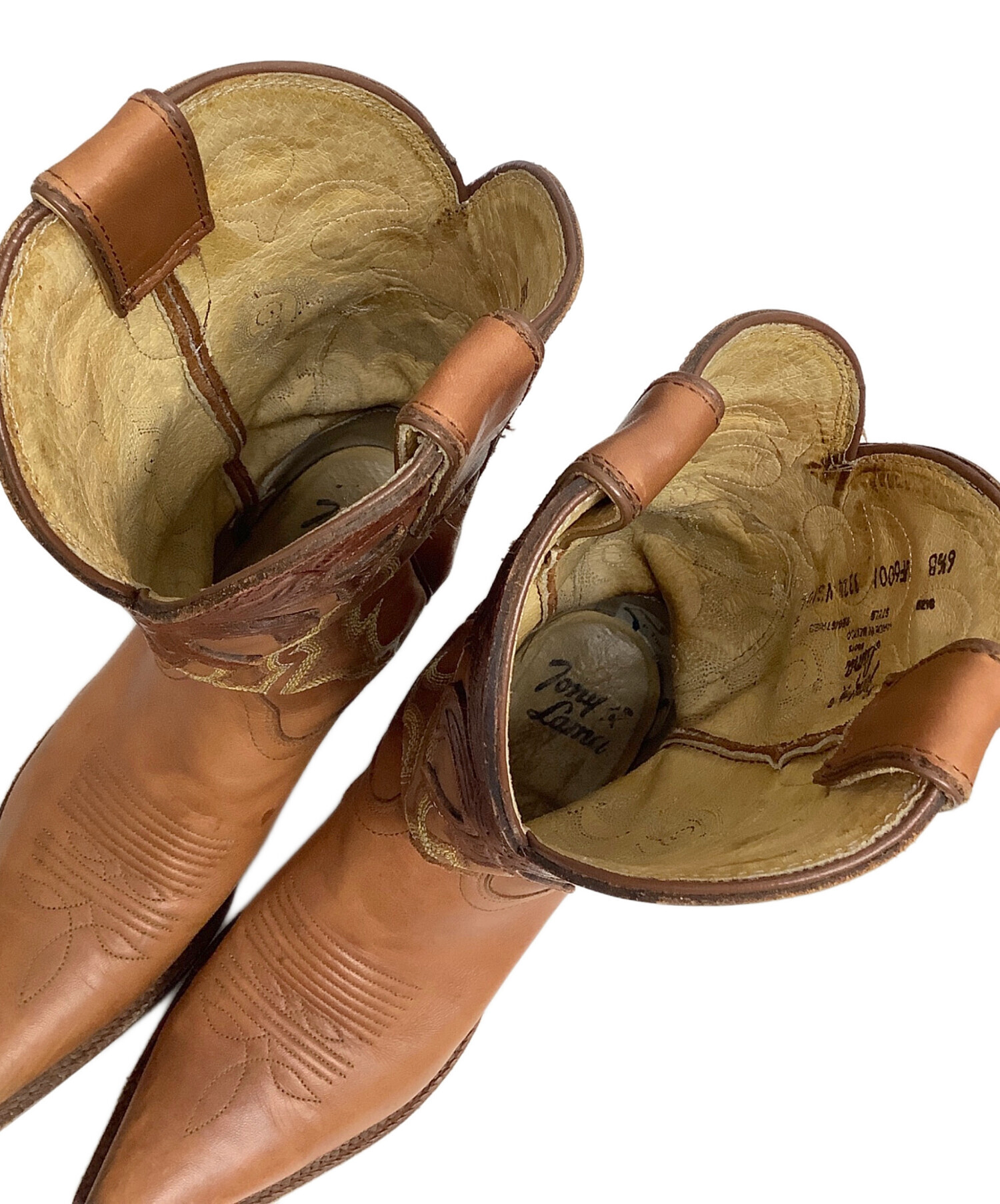 中古・古着通販】TONY LAMA (トニーラマ) ウェスタンブーツ ブラウン