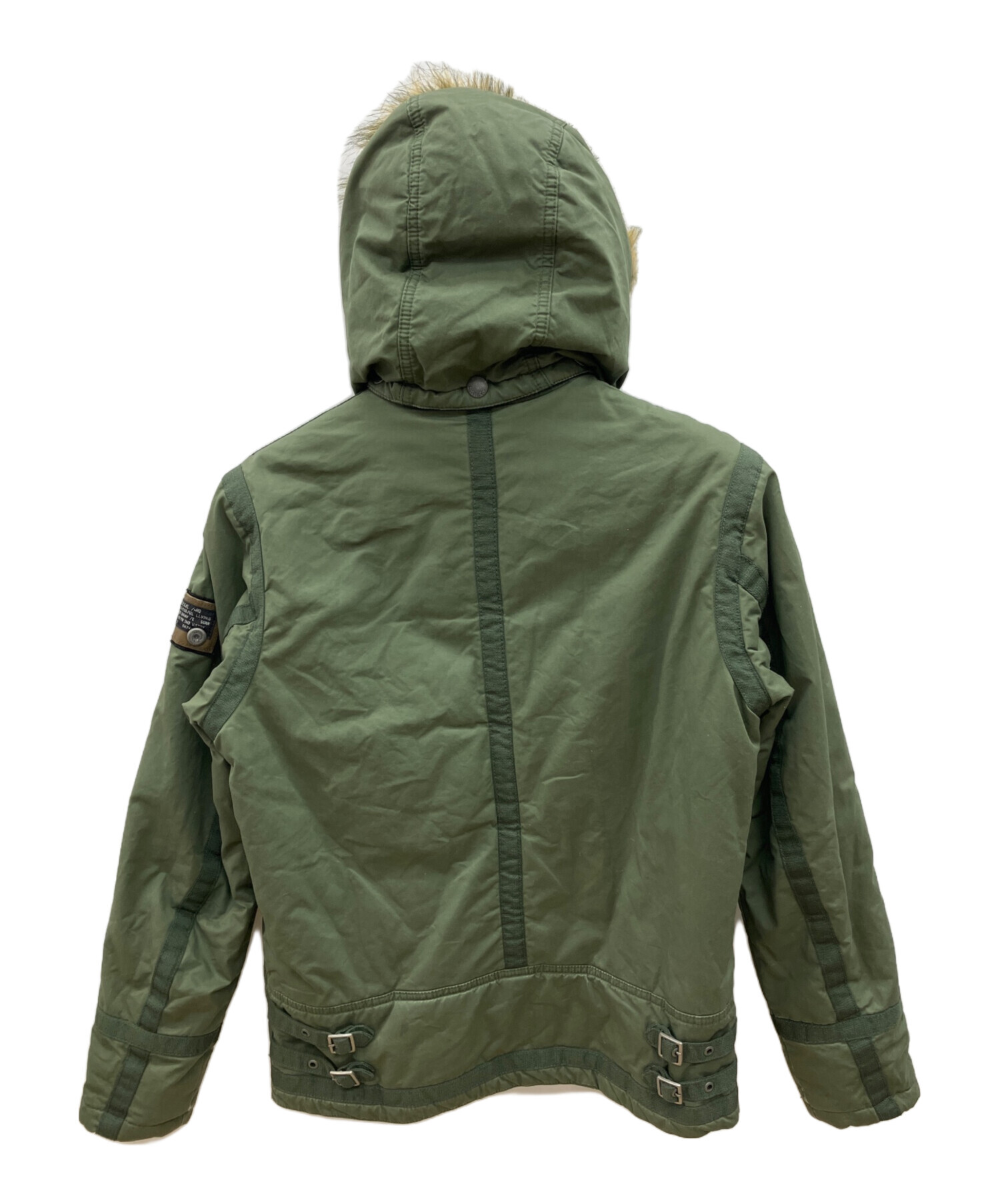 中古・古着通販】DIESEL (ディーゼル) ファーミリタリージャケット Y2K