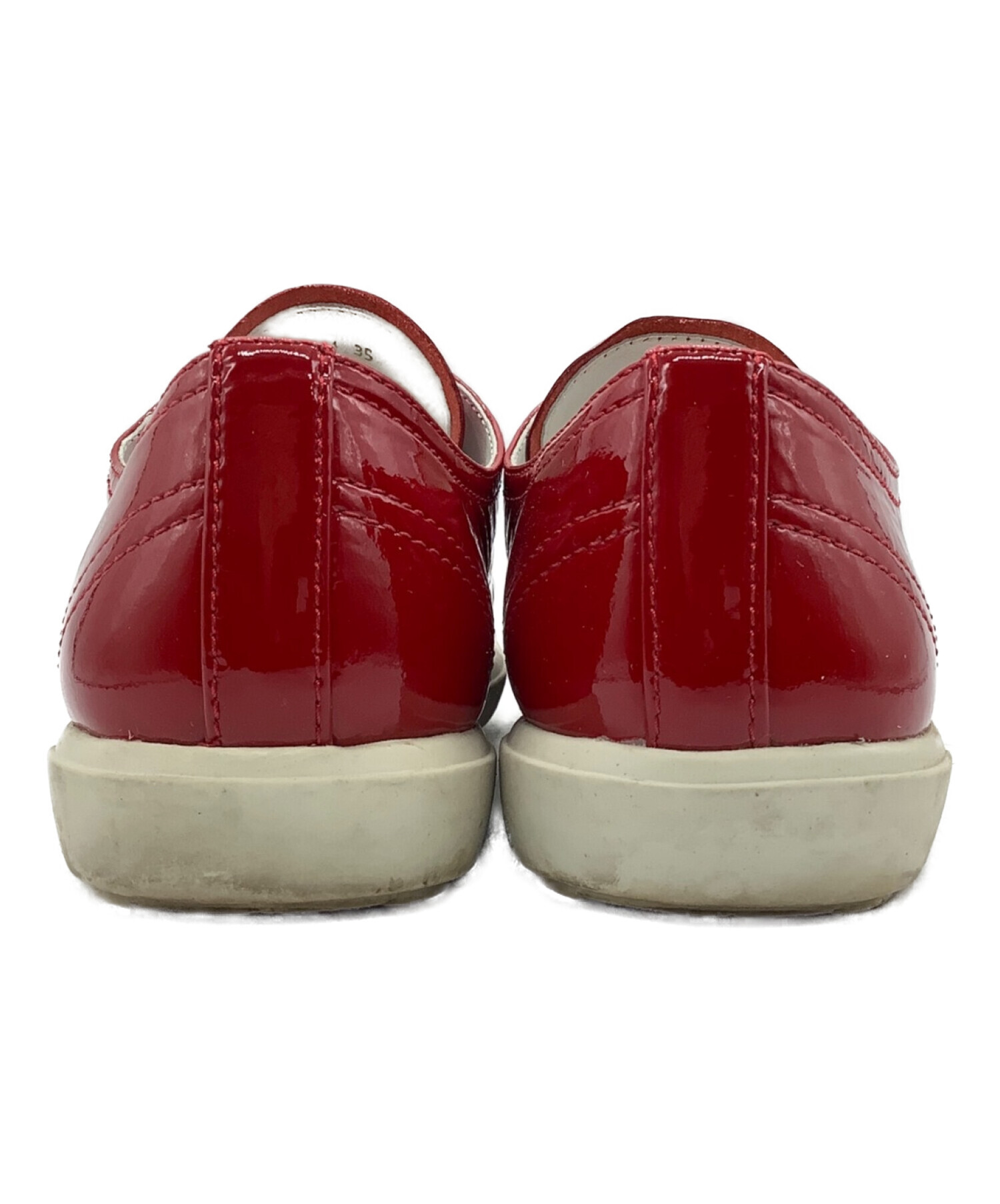 中古・古着通販】PRADA (プラダ) エナメルシューズ レッド サイズ:SIZE