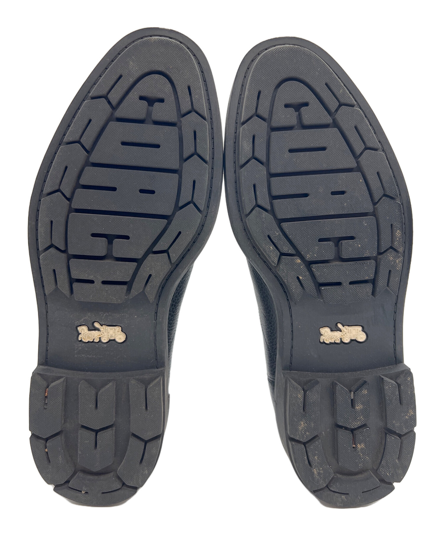 中古・古着通販】COACH (コーチ) サイドゴアブーツ ブラック サイズ