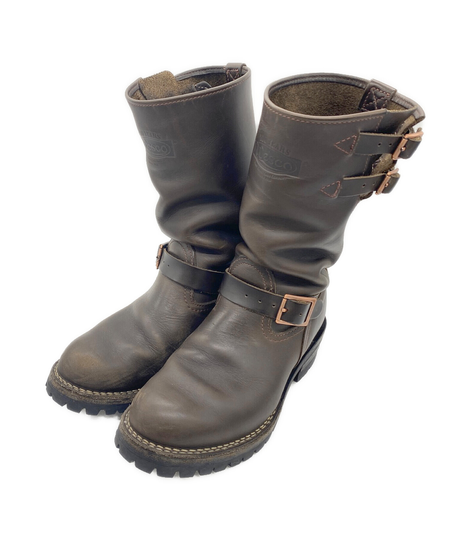 中古・古着通販】WESCO (ウェスコ) エンジニアブーツ ブラウン サイズ