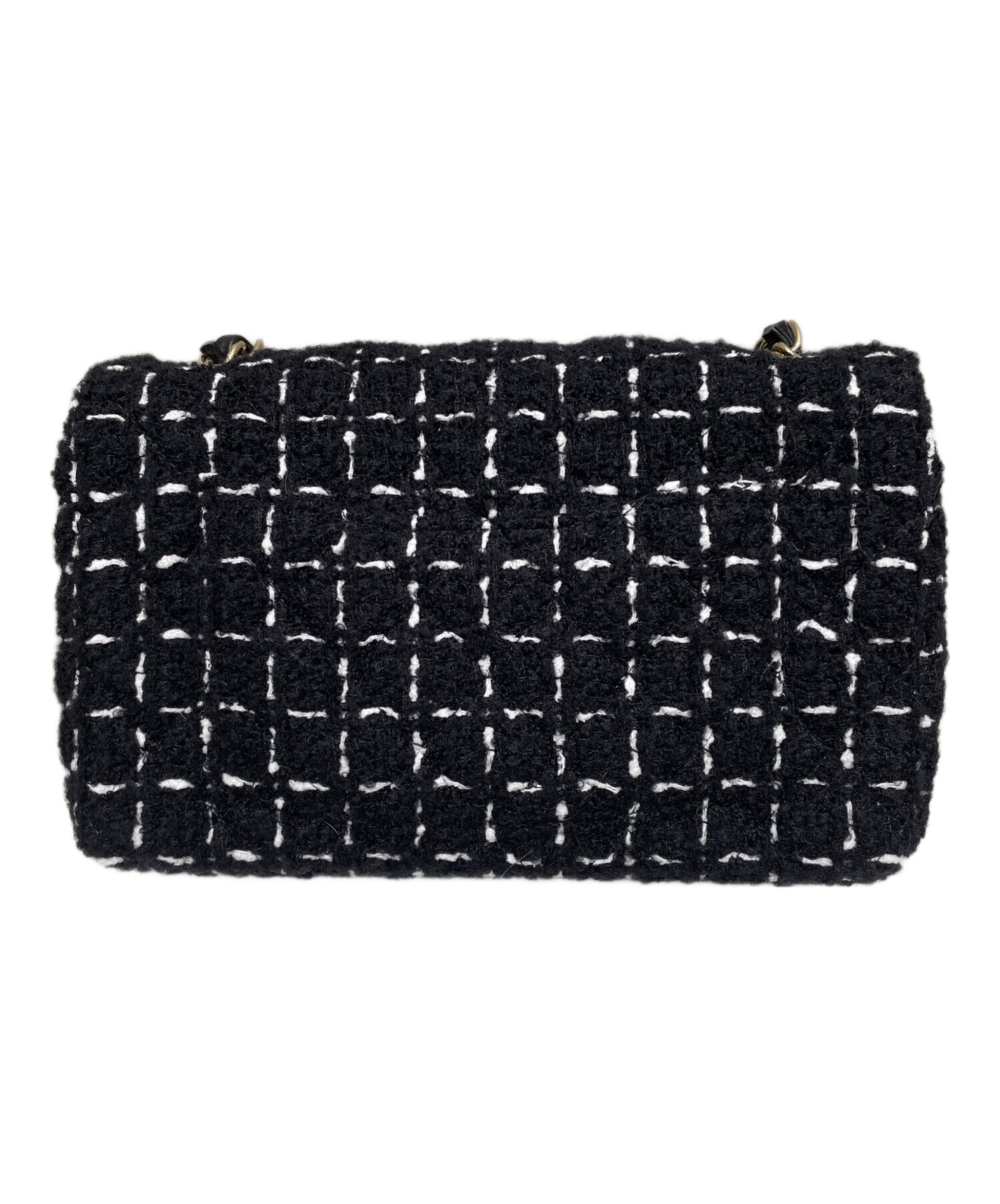 中古・古着通販】CHANEL (シャネル) チェーンショルダーツイードバッグ