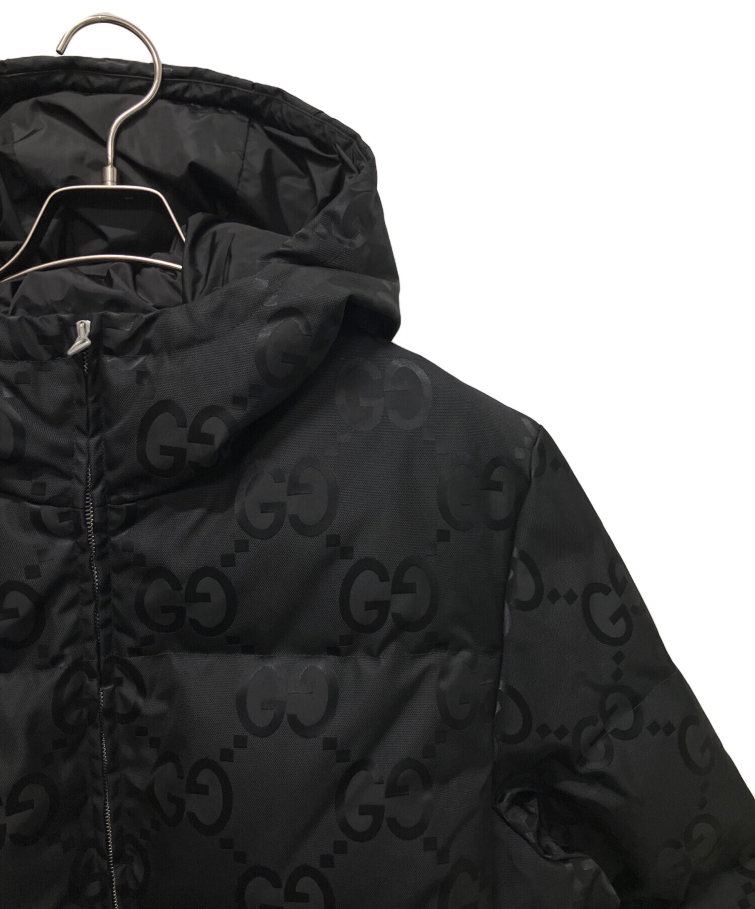 中古・古着通販】GUCCI (グッチ) ジャンボGGダウンジャケット ブラック