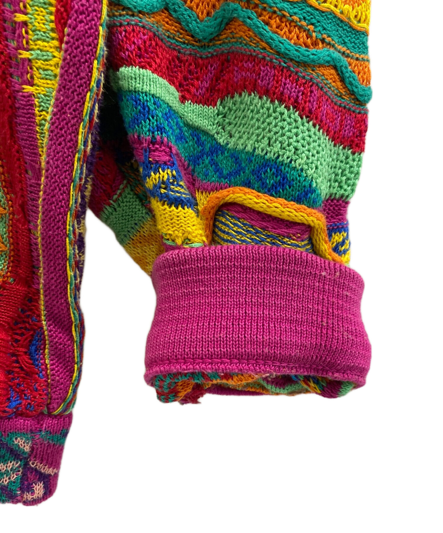 中古・古着通販】COOGI (クージー) 3Dニット マルチカラー サイズ:S