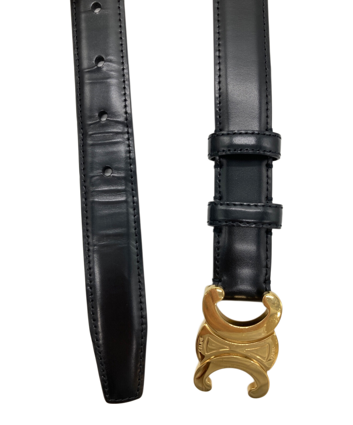 中古・古着通販】CELINE (セリーヌ) スモール 18MM トリオンフ ベルト