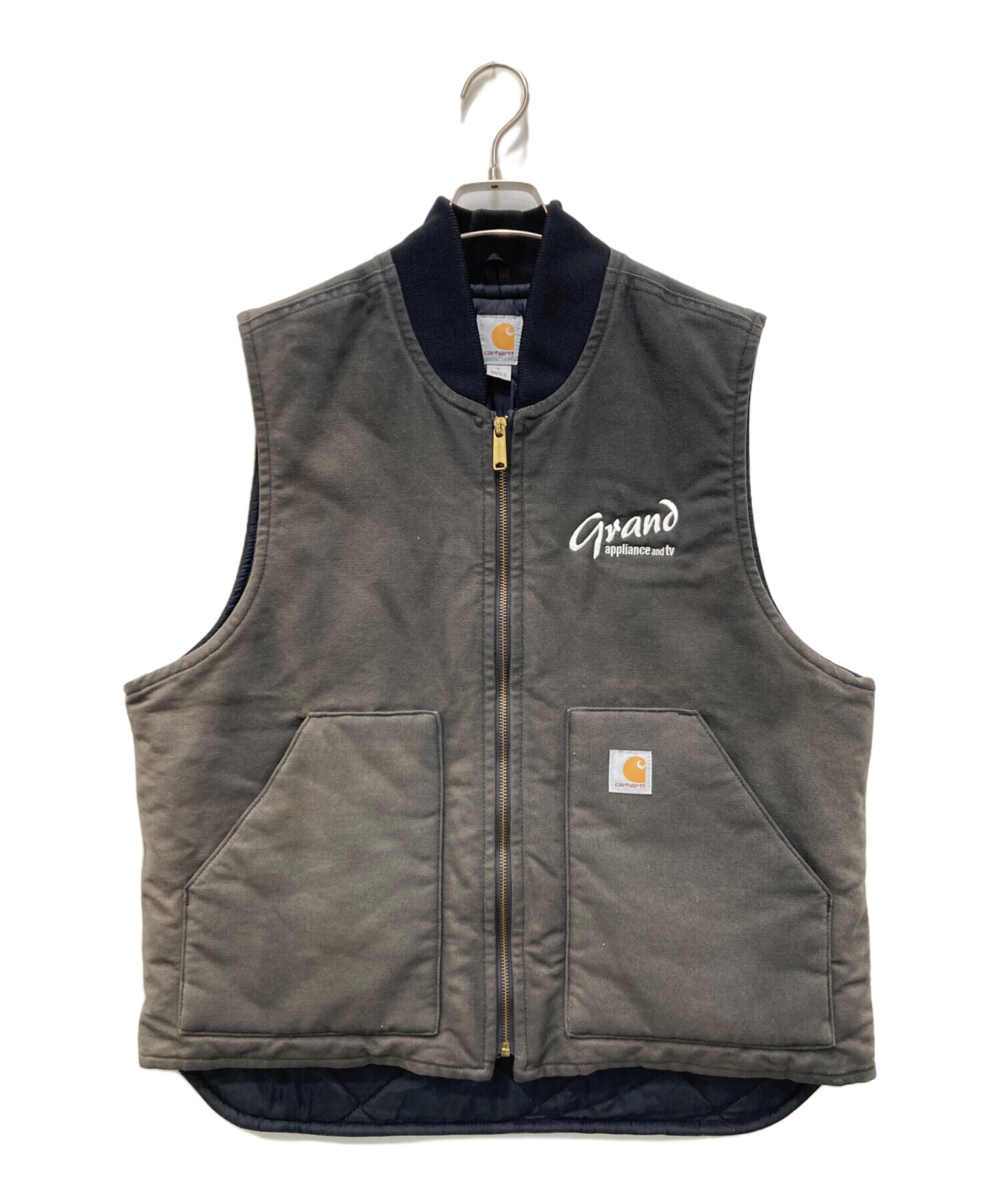 中古・古着通販】CarHartt (カーハート) ベスト ブラウン サイズ:L