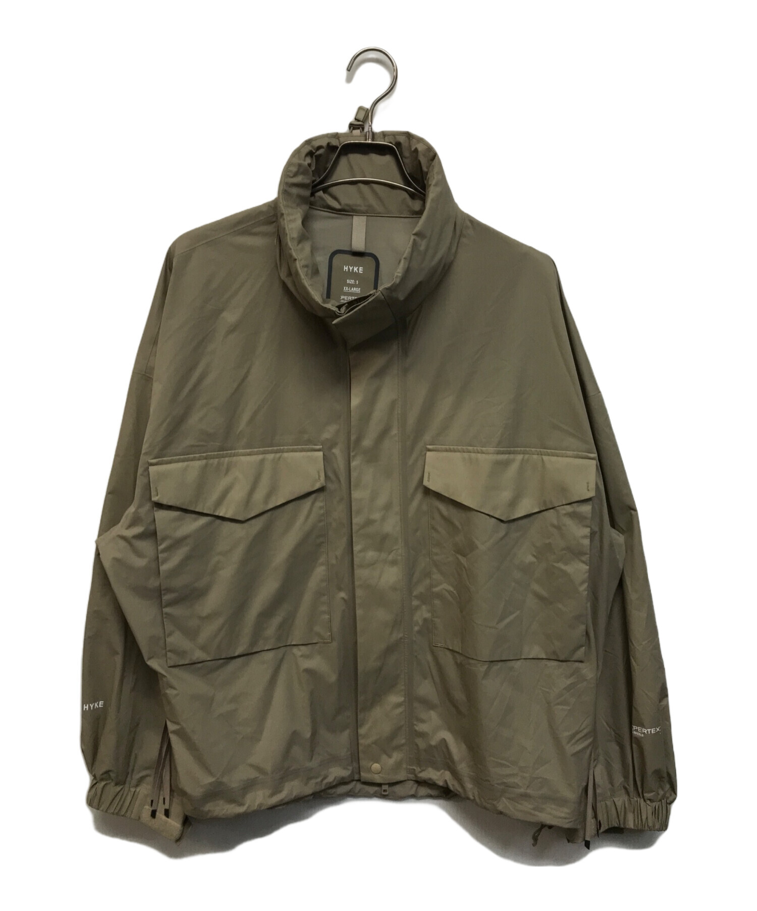 中古・古着通販】HYKE (ハイク) PERTEX WEP JACKET ベージュ サイズ
