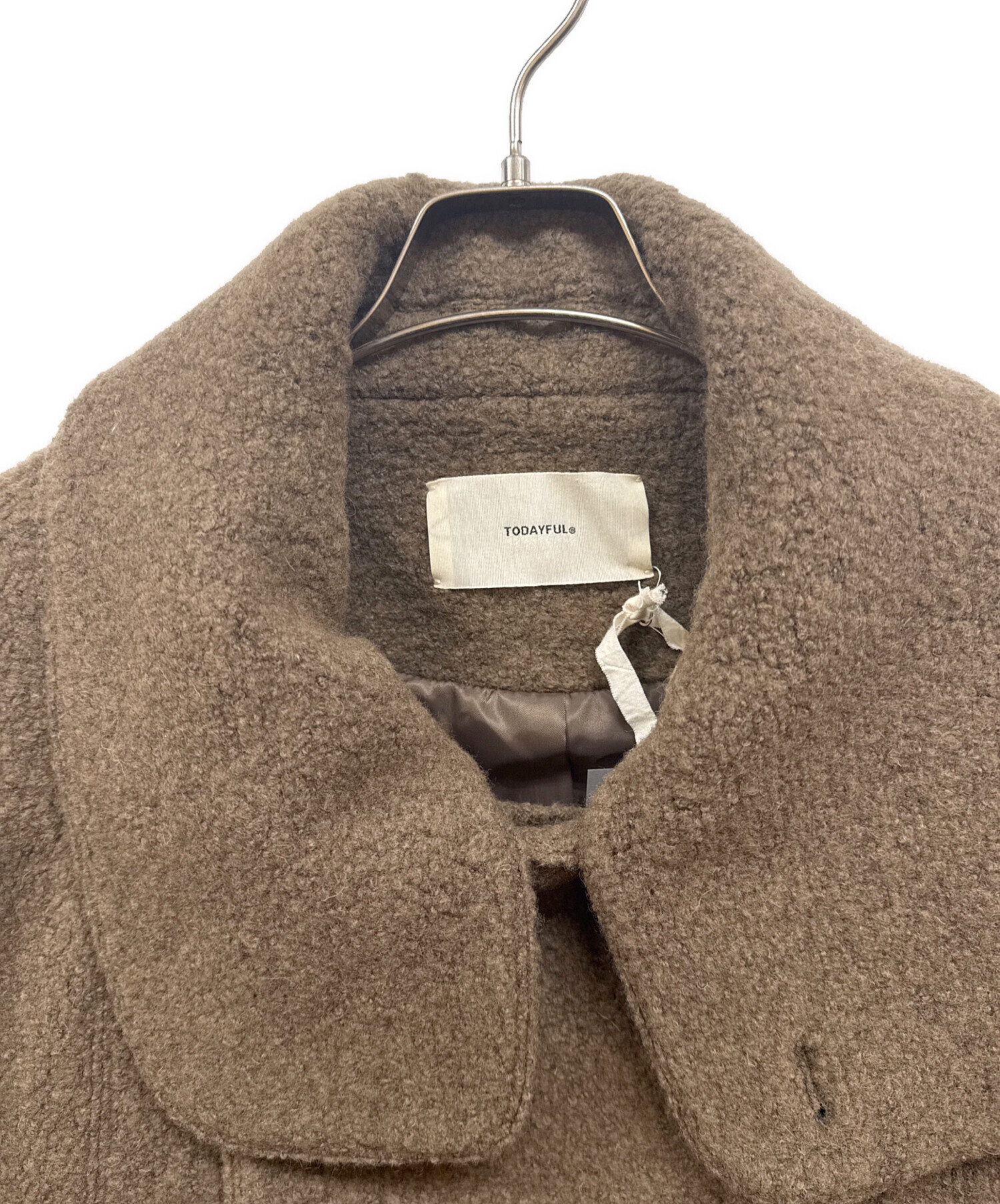 中古・古着通販】TODAYFUL (トゥデイフル) Standcollar Boucle Jacket