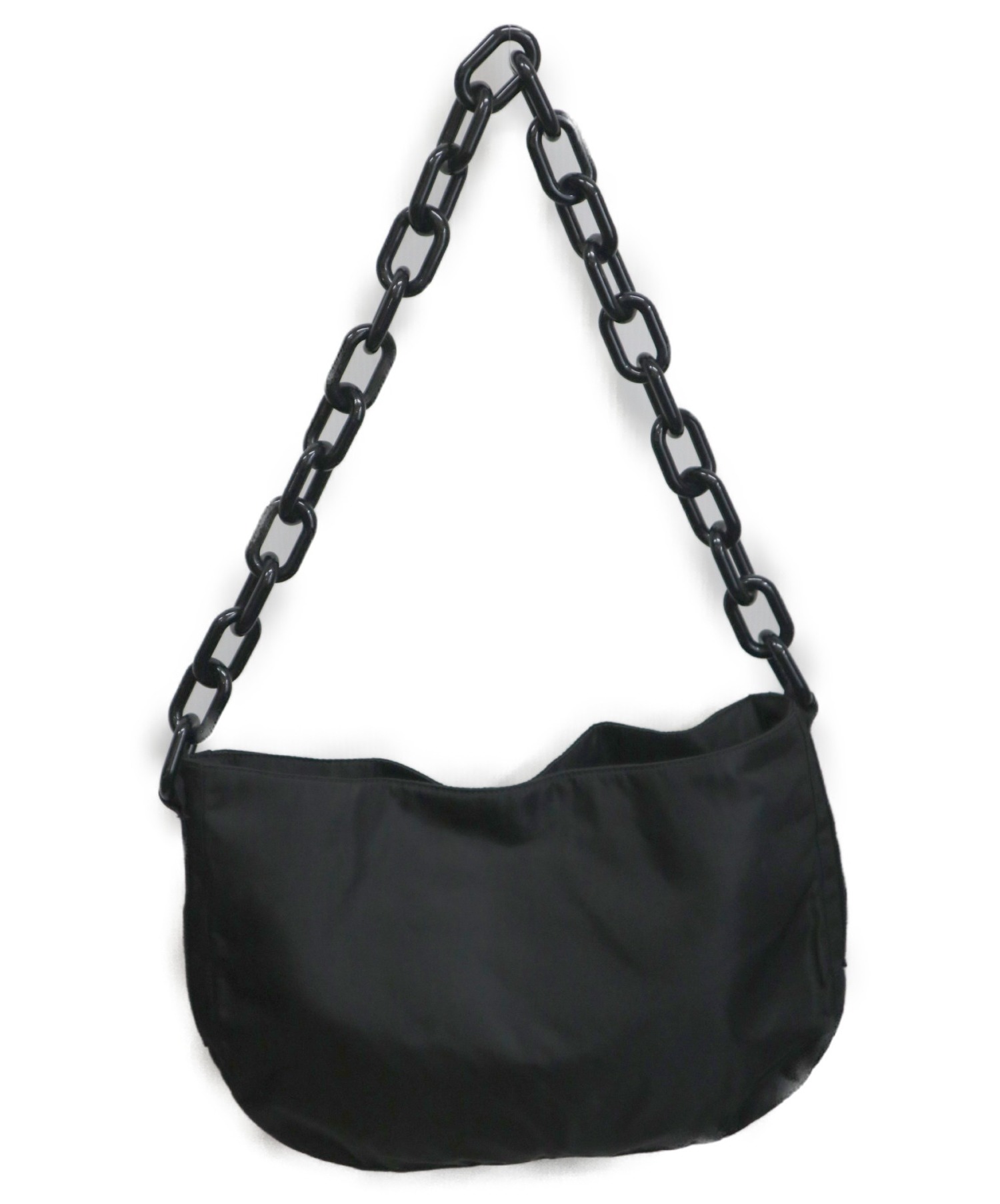 中古・古着通販】PRADA (プラダ) チェーンショルダーバッグ ブラック