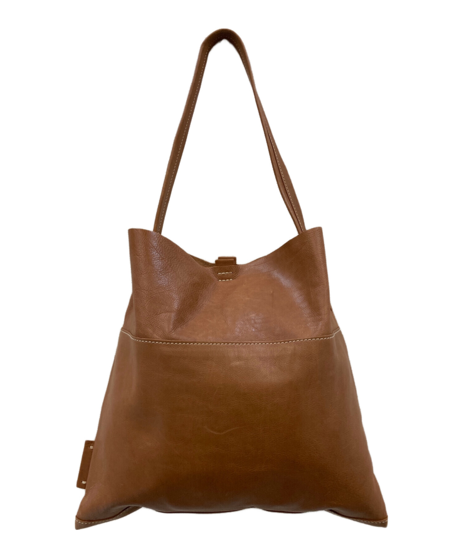 中古・古着通販】genten (ゲンテン) レザーワンショルダーバッグ