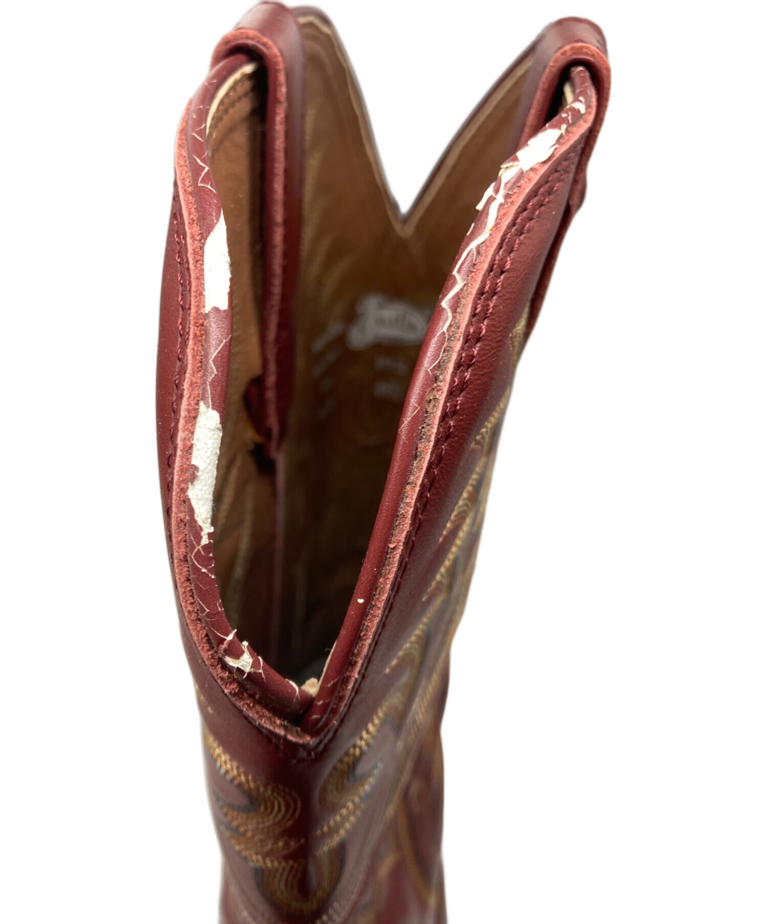 中古・古着通販】JUSTIN (ジャスティン) ウェスタンブーツ ブラウン