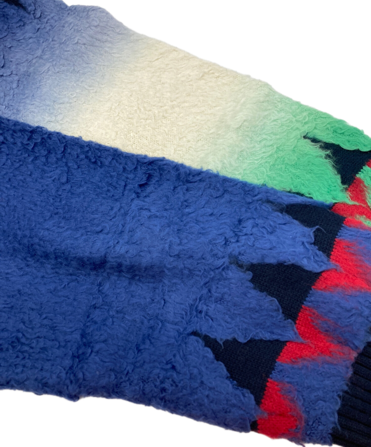 中古・古着通販】sacai (サカイ) Jacquard Knit Pullover ネイビー