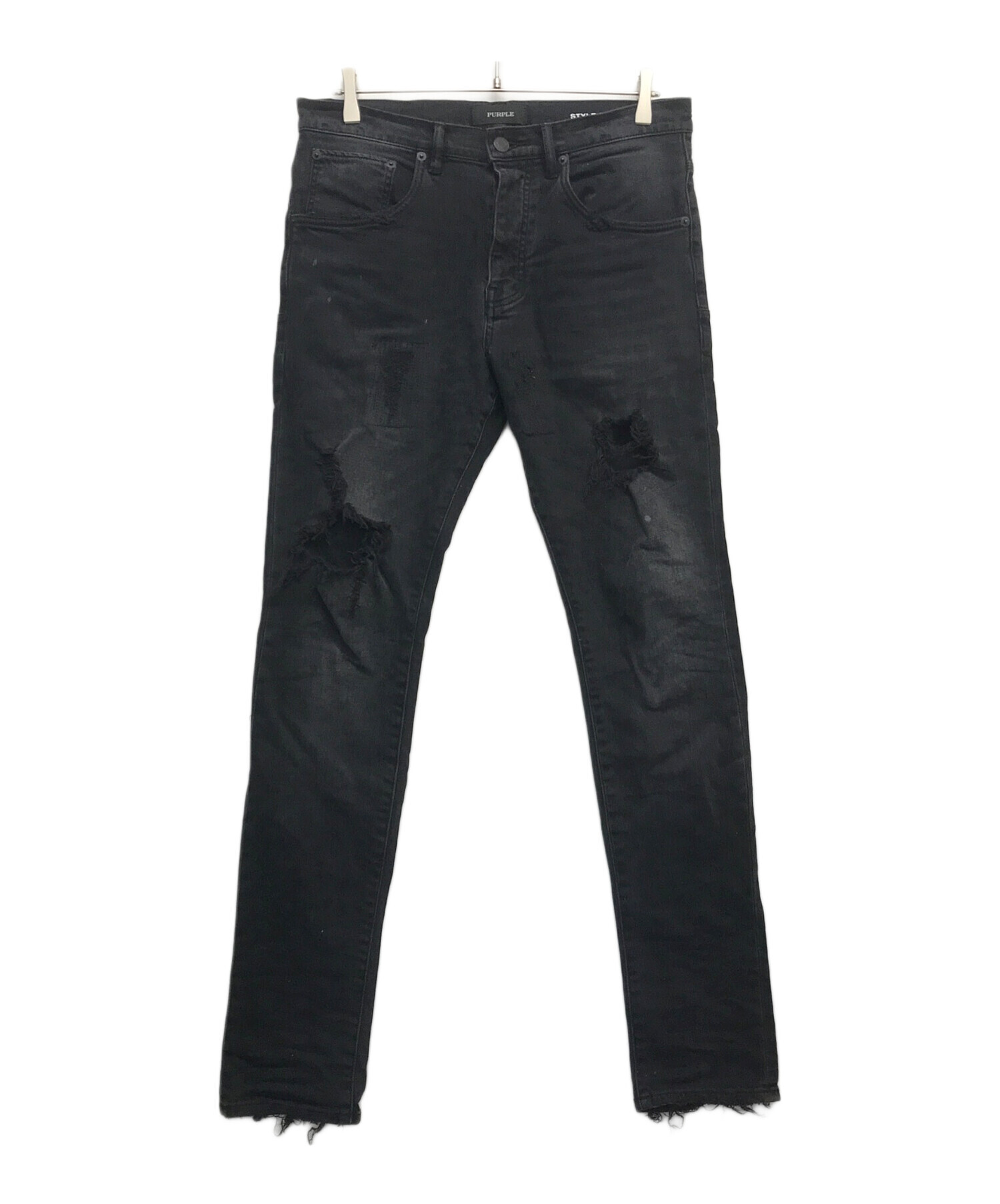 中古・古着通販】PURPLE BRAND (パープルブランド) ダメージスキニー