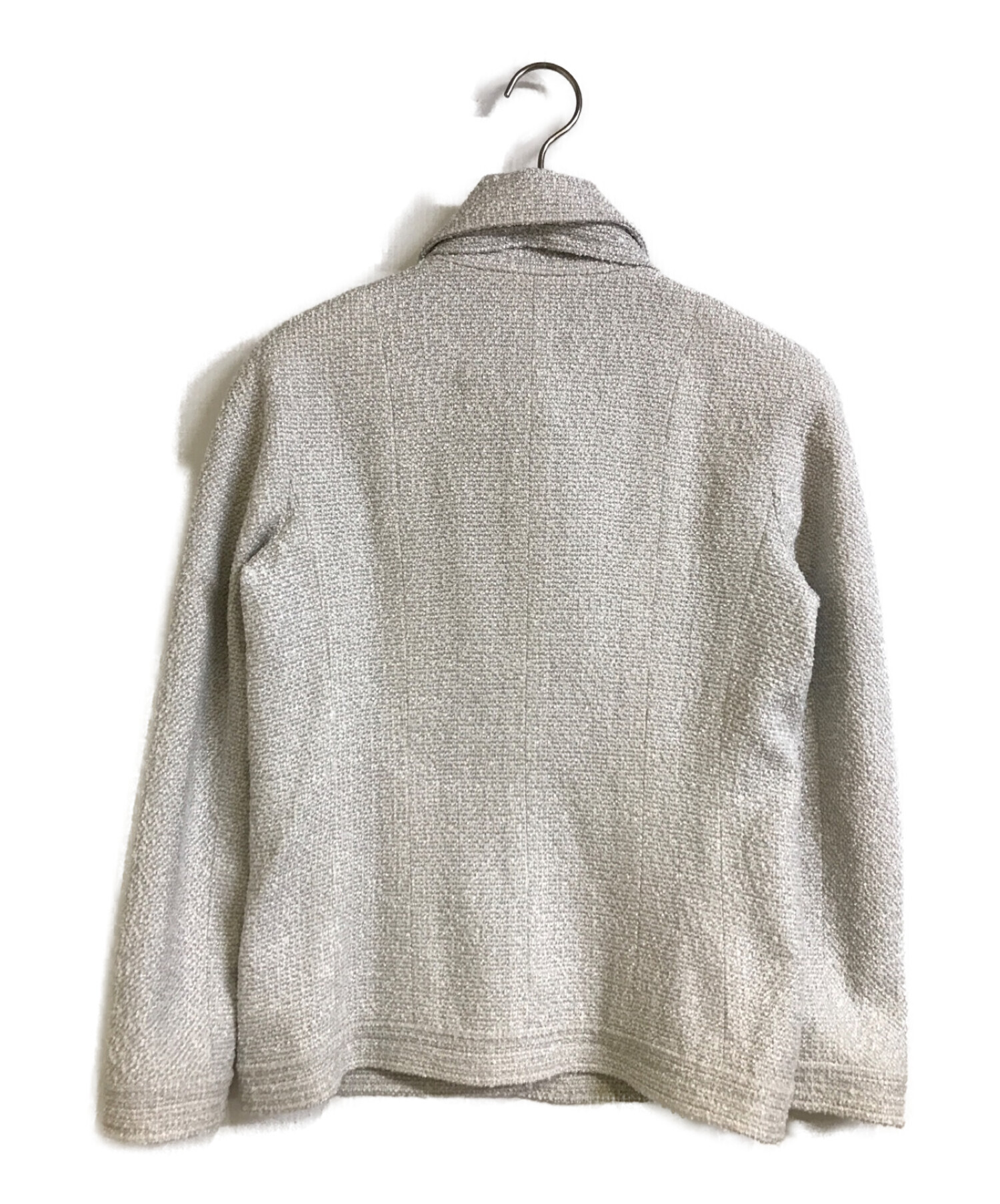 中古・古着通販】CHANEL (シャネル) リボン付ココボタンツイード