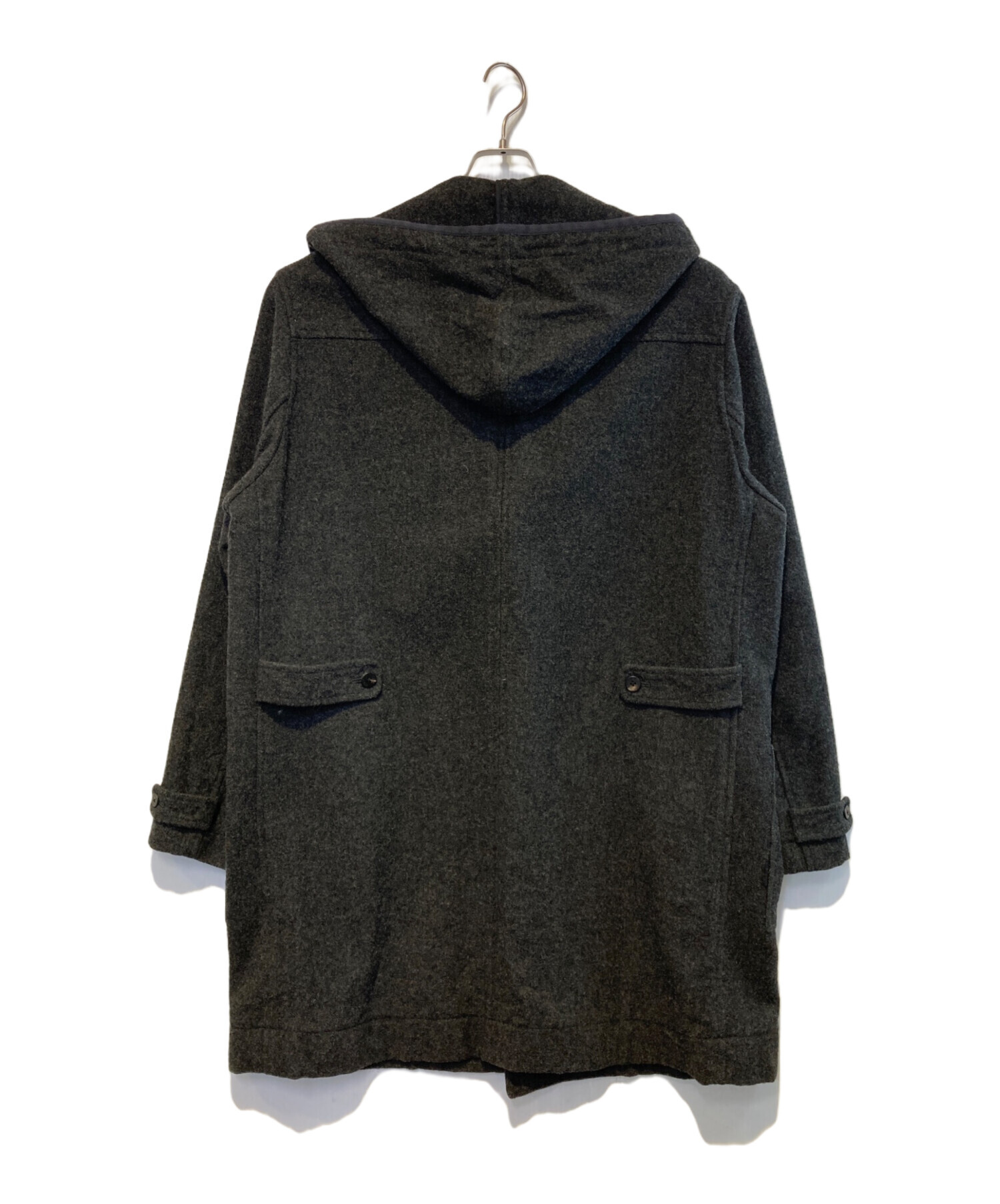 中古・古着通販】PAPAS (パパス) ウールダッフルコート グレー サイズ