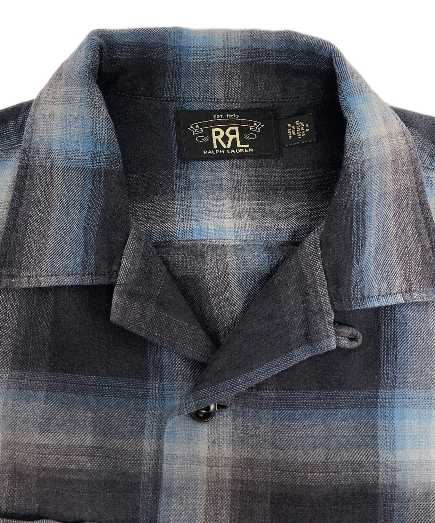 中古・古着通販】RRL (ダブルアールエル) オンブレチェックオープン