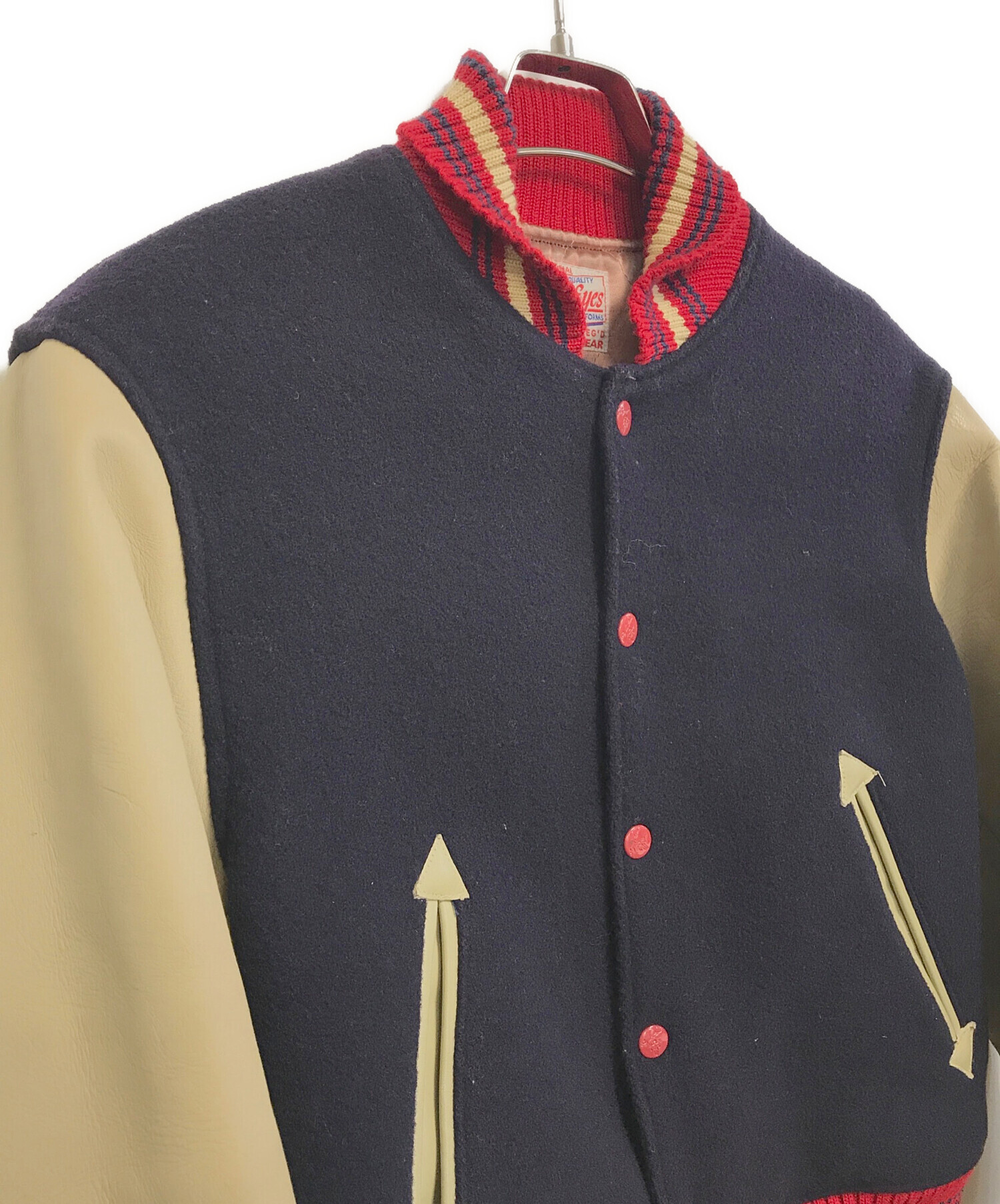 中古・古着通販】STYLE EYES (スタイルアイズ) スタジャン ネイビー