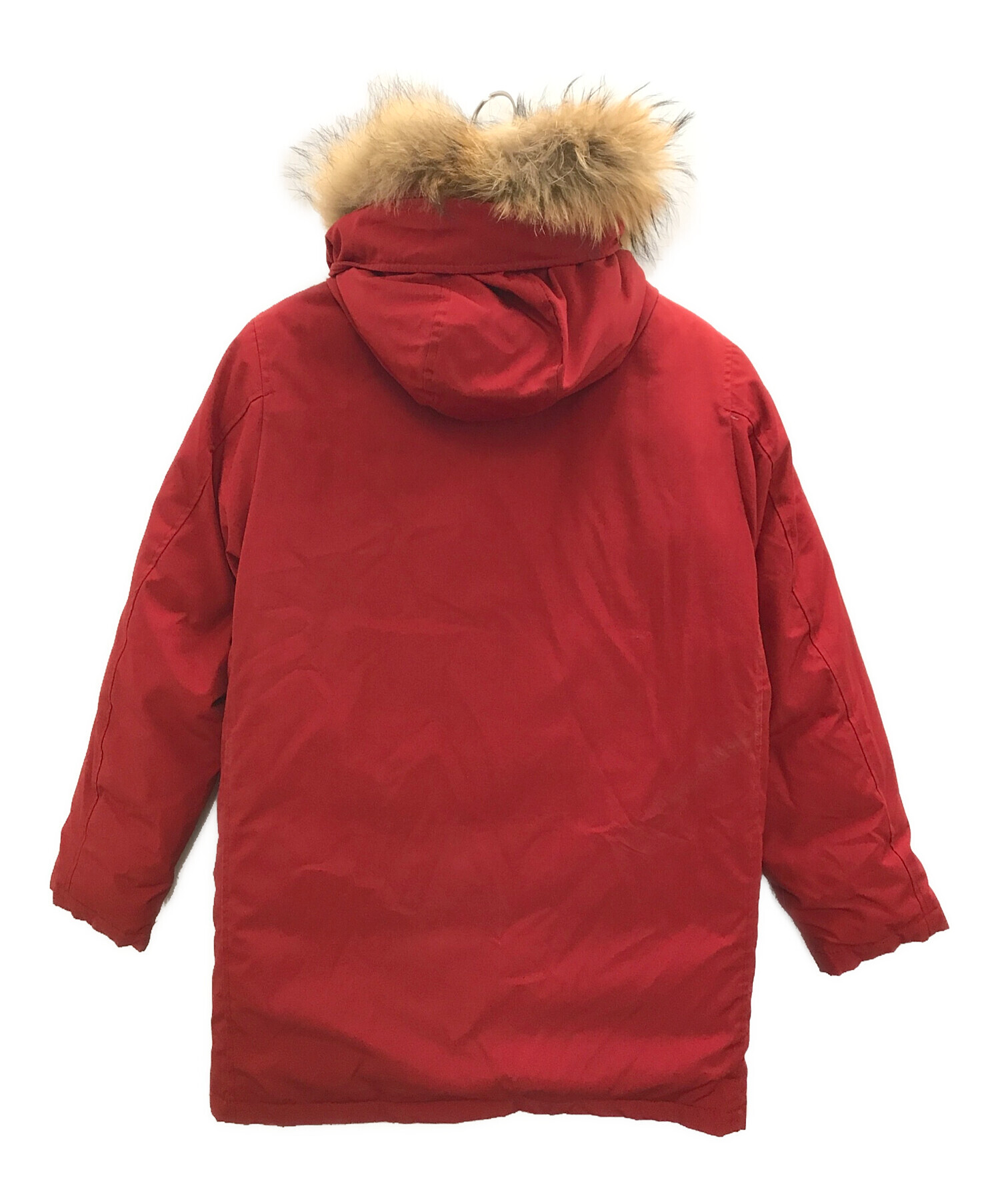 中古・古着通販】DANTON (ダントン) ダウンジャケット レッド サイズ