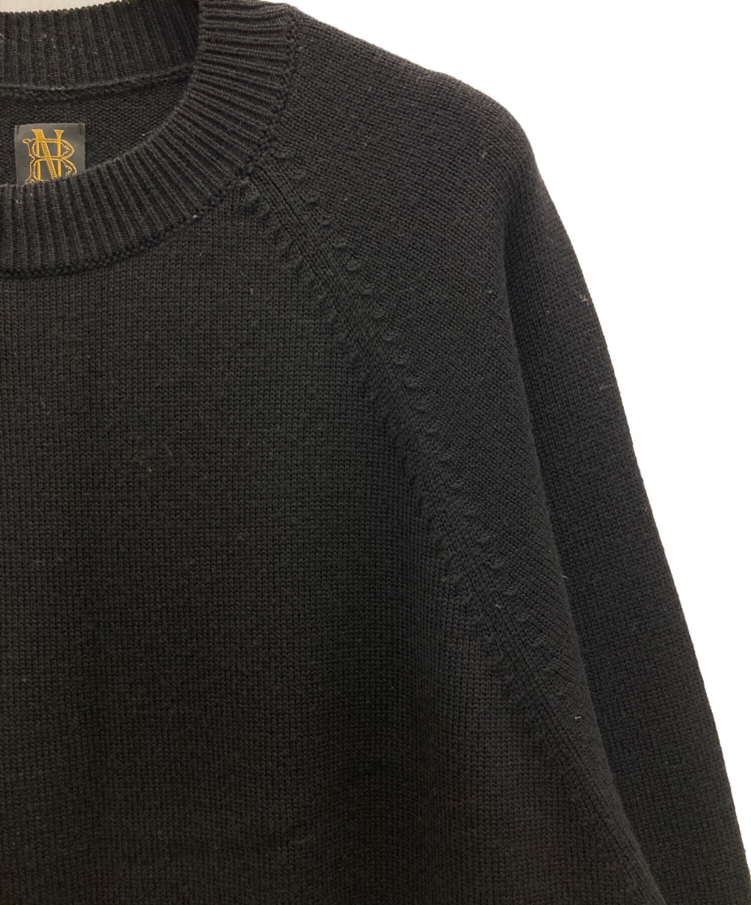 中古・古着通販】BATONER (バトナ―) AGING WOOL RAGLAN SLEEVE CREW