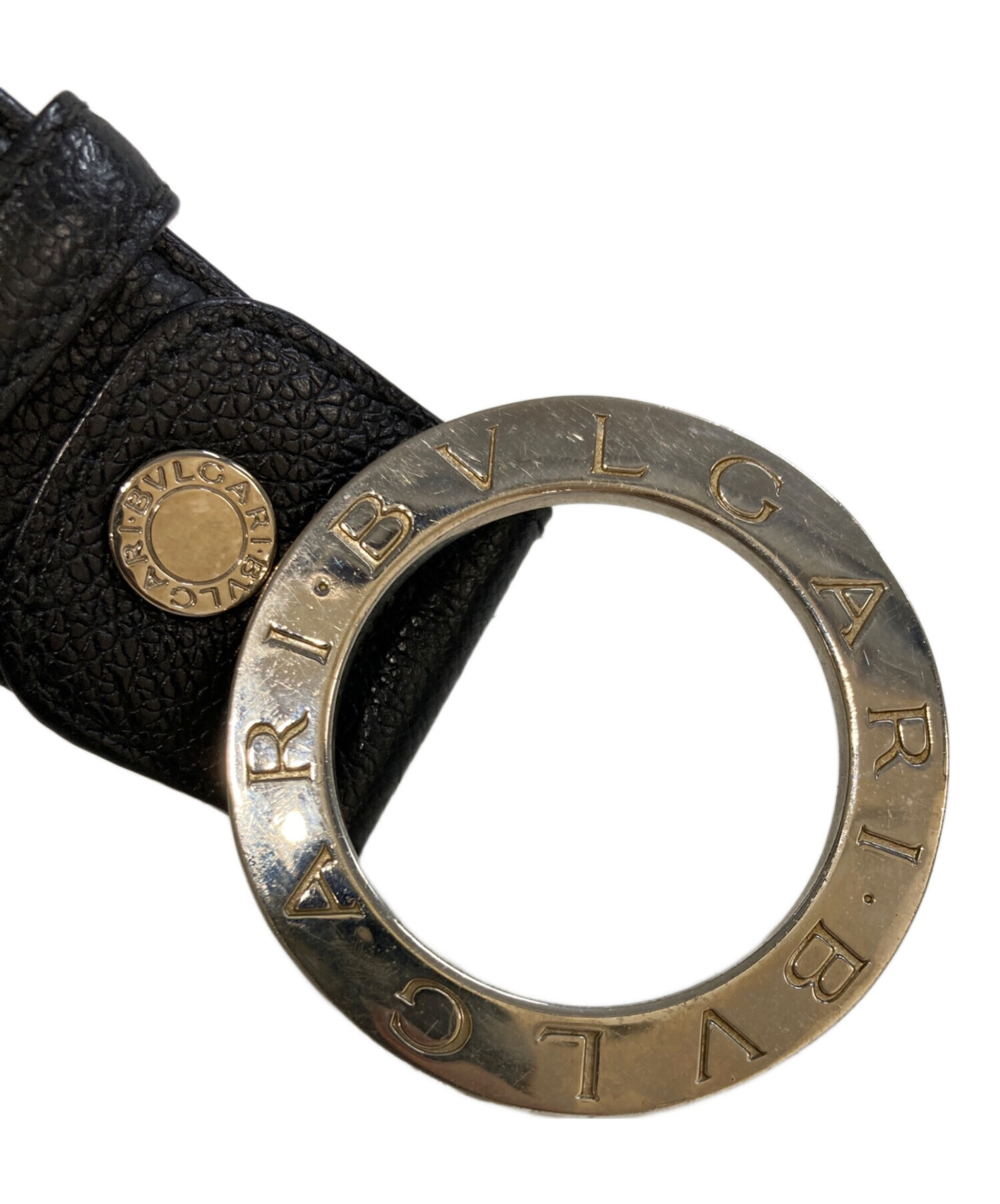 中古・古着通販】BVLGARI (ブルガリ) レザーベルト ブラック｜ブランド