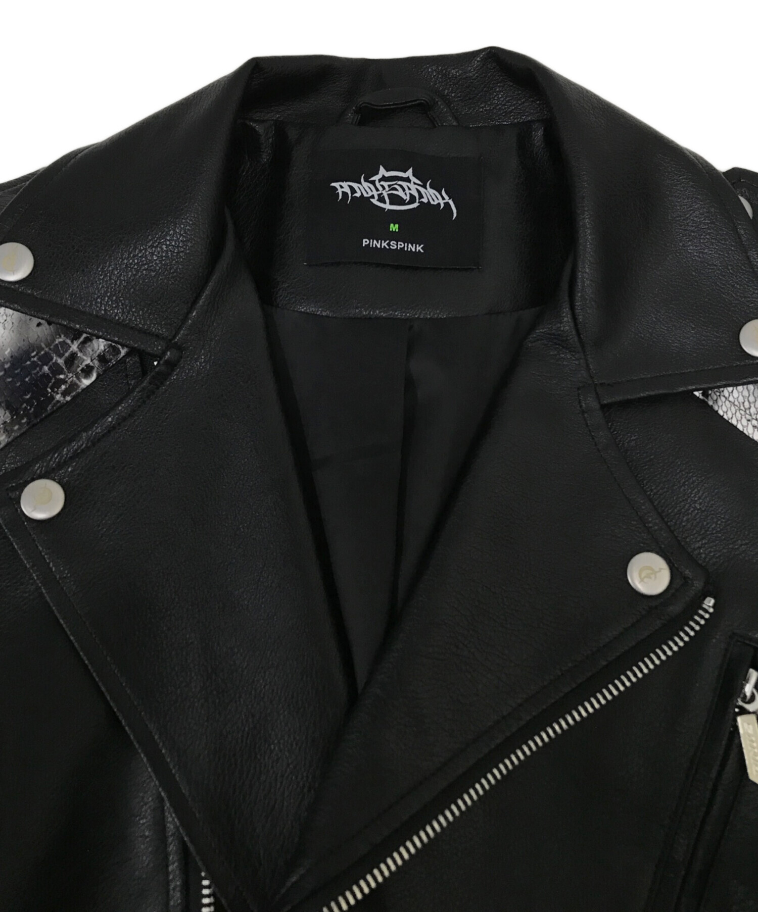 中古・古着通販】PINKSPINK (ピンクスピンク) パイソン柄PUレザー