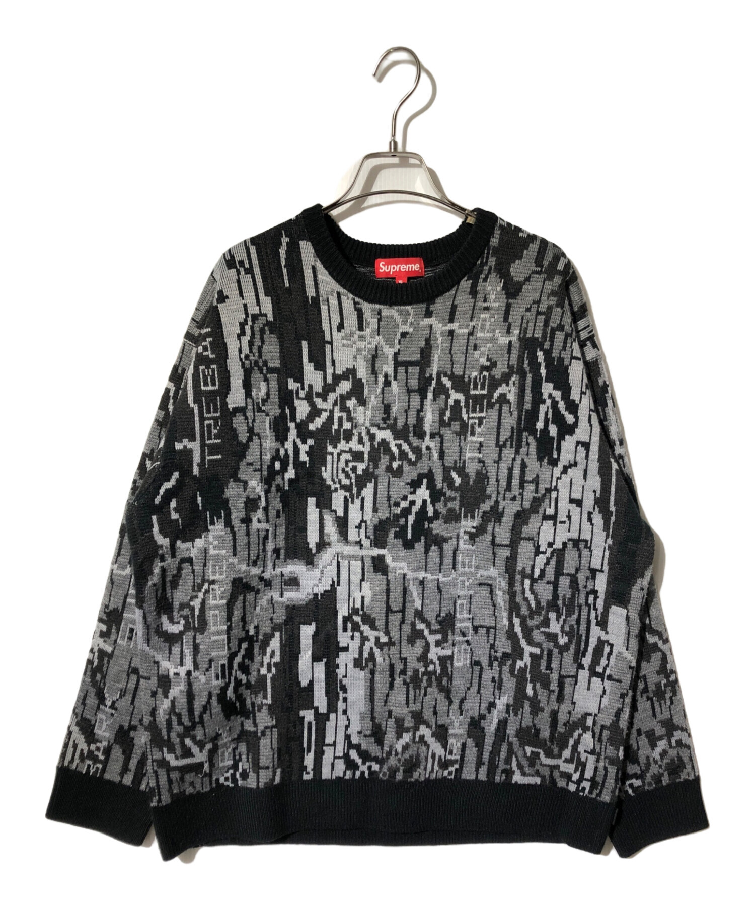 中古・古着通販】SUPREME (シュプリーム) Trebark Camo Sweater グレー