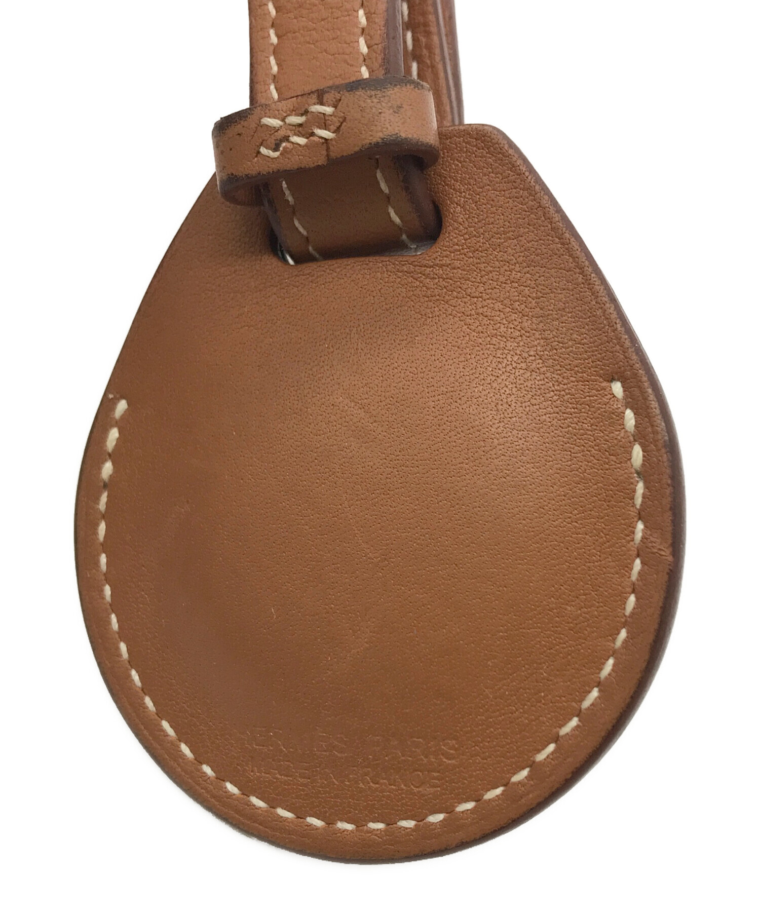 中古・古着通販】HERMES (エルメス) AirTag key ring ブラウン