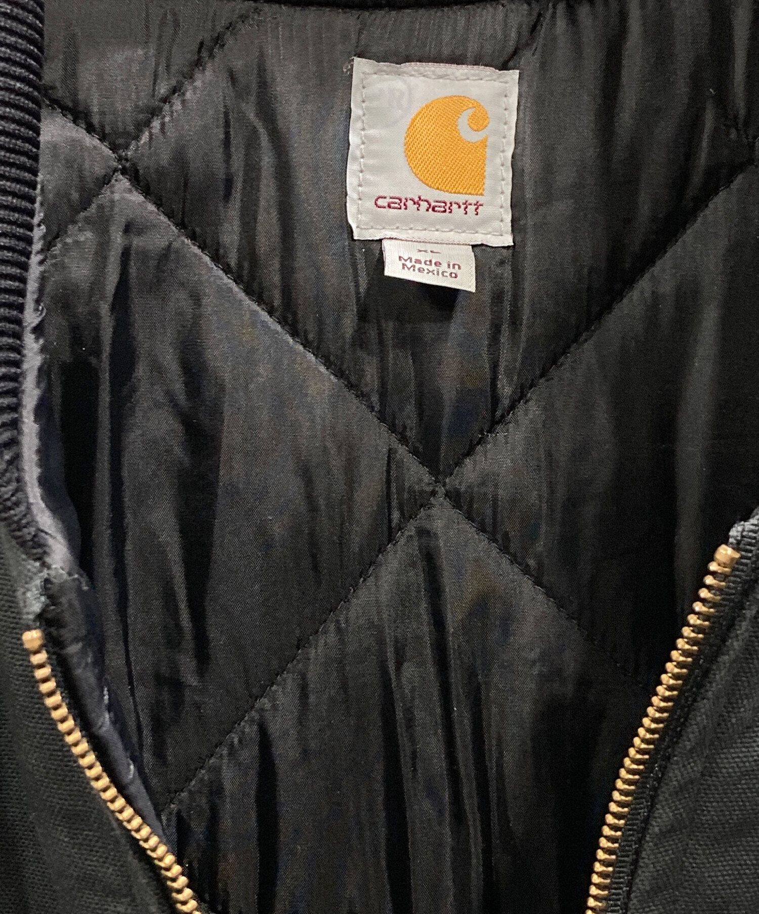 中古・古着通販】CarHartt (カーハート) ダックベスト ブラック サイズ