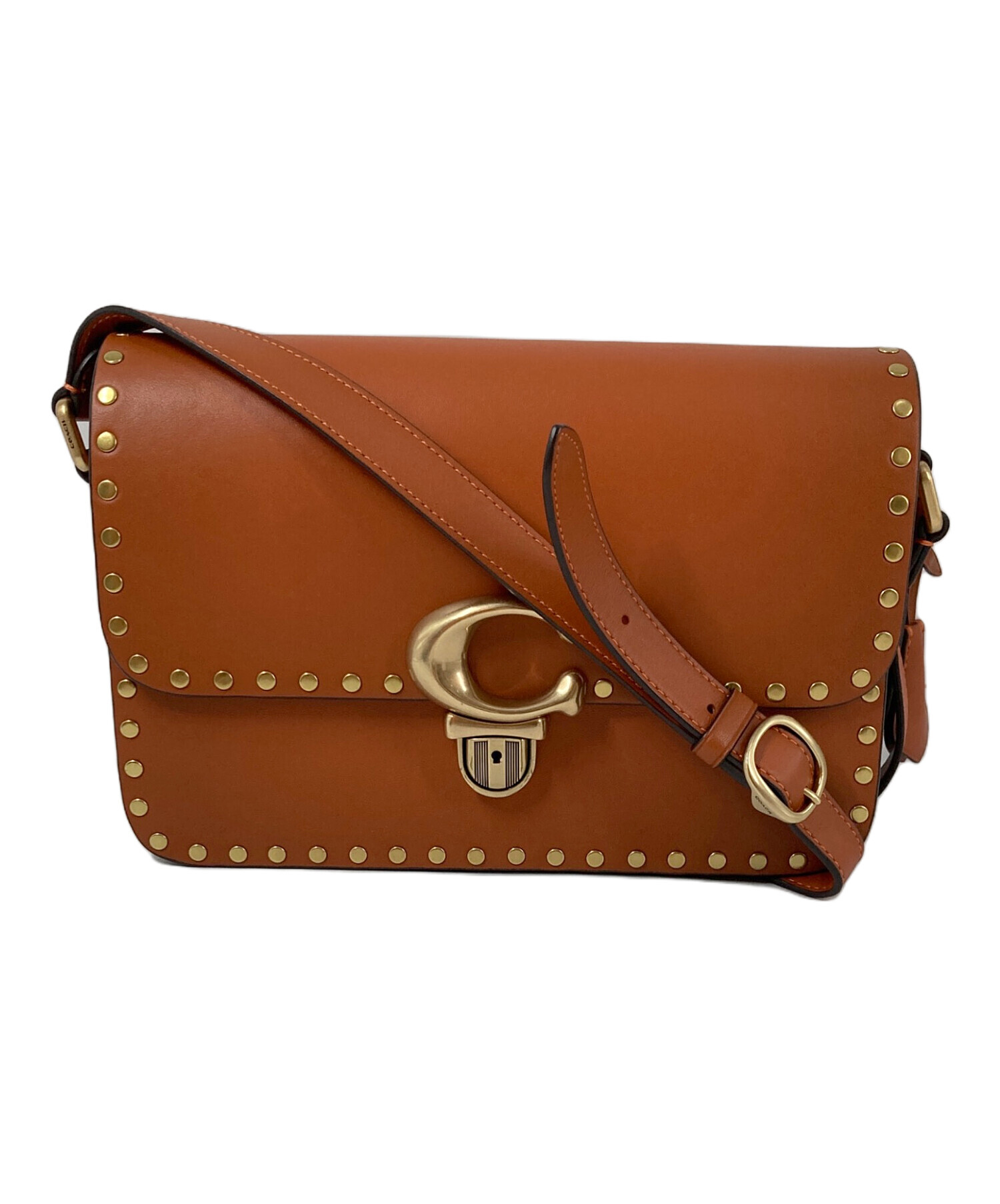 COACH(コーチ) ショルダーバッグ ミニシグネチャー柄 7074 ベージュ