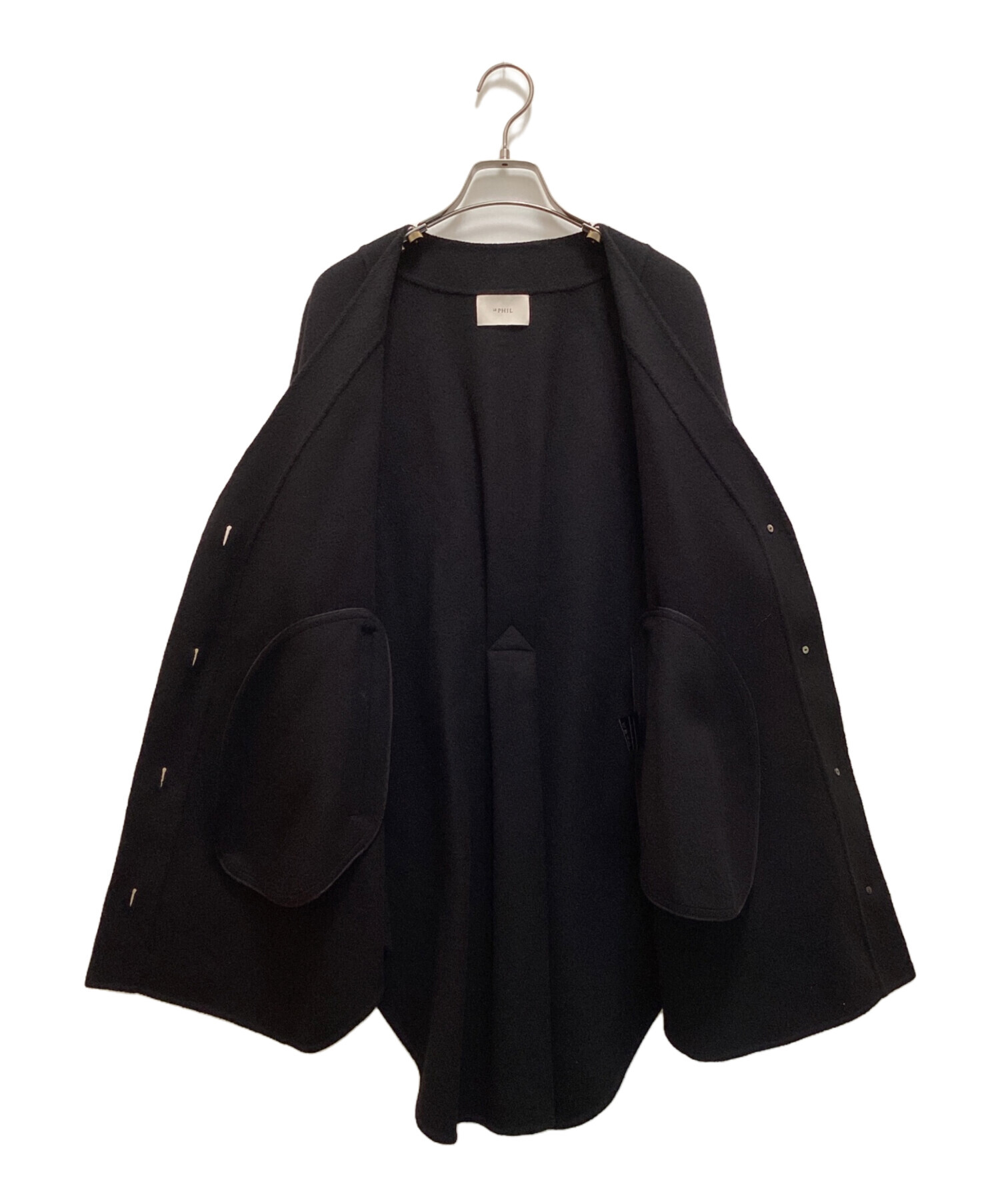 中古・古着通販】LE PHIL (ル フィル) ソフトウールリバーポンチョ