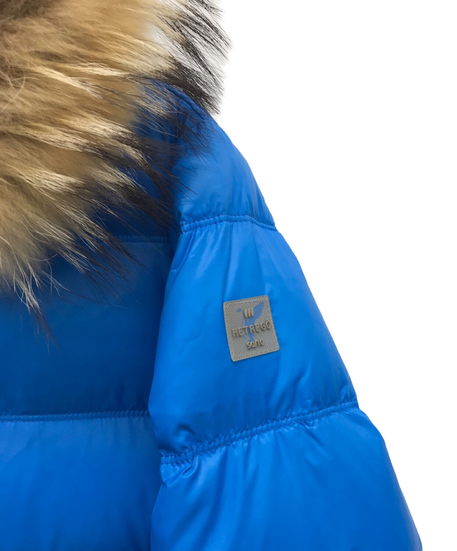 中古・古着通販】HETREGO (エトレゴ) ダウンジャケット ブルー サイズ